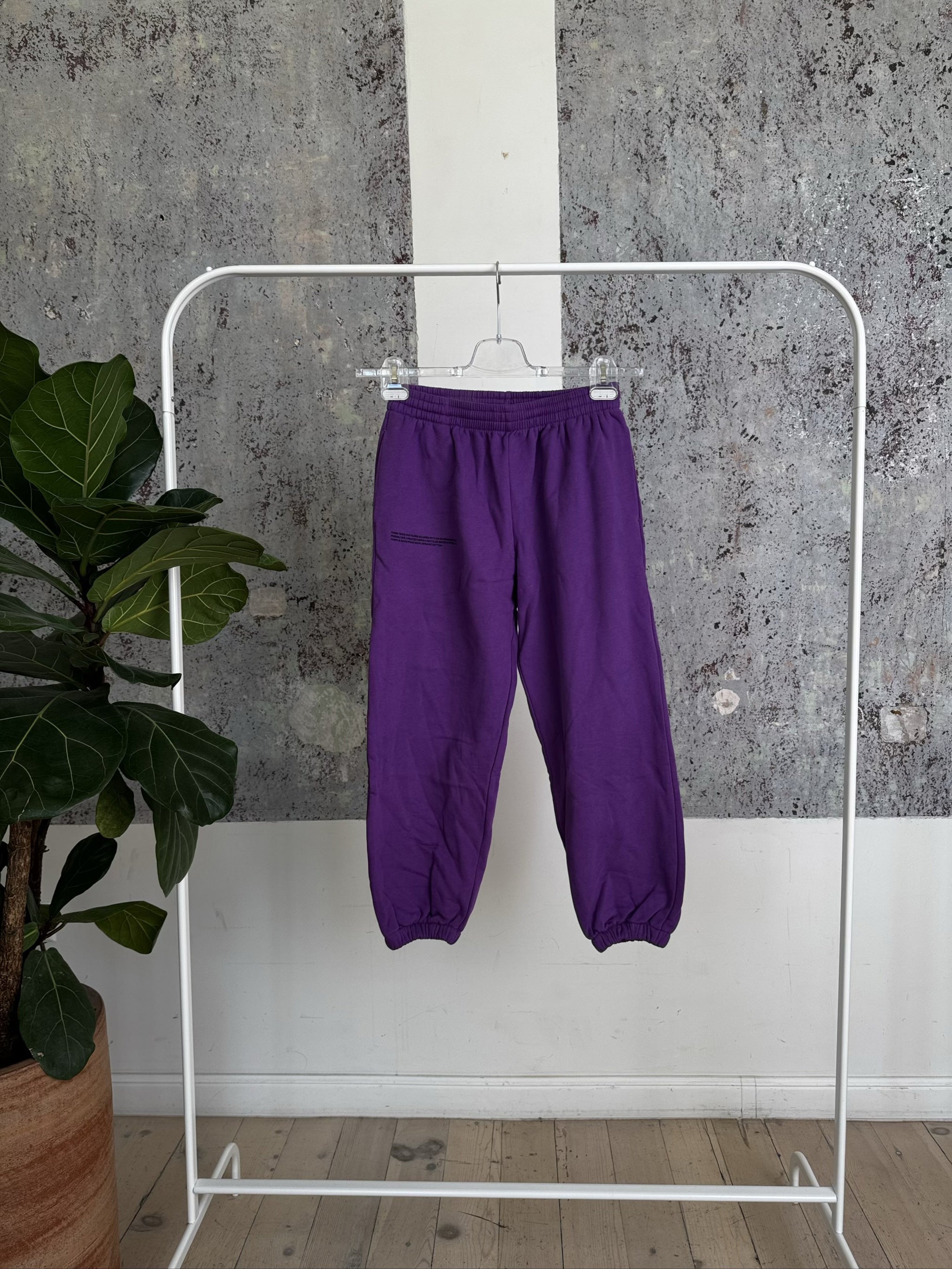 Lightweight Organic Cotton Track Pants 20FPKB01-FMO01 - Purple Coral - 12YR
