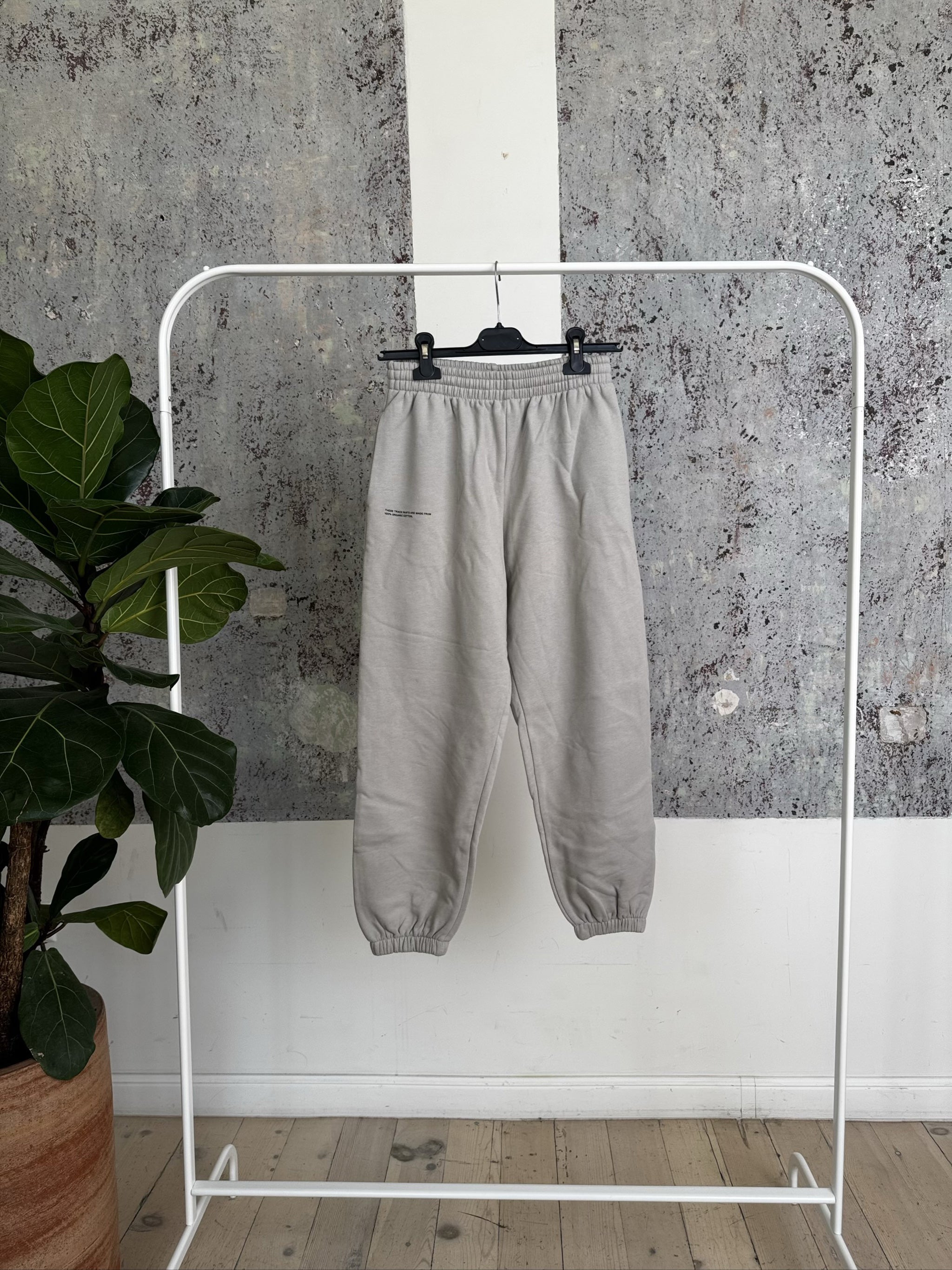 Kids Lightweight Organic Cotton Track Pants 20FPKB01-FMO01 - Stone - 12YR