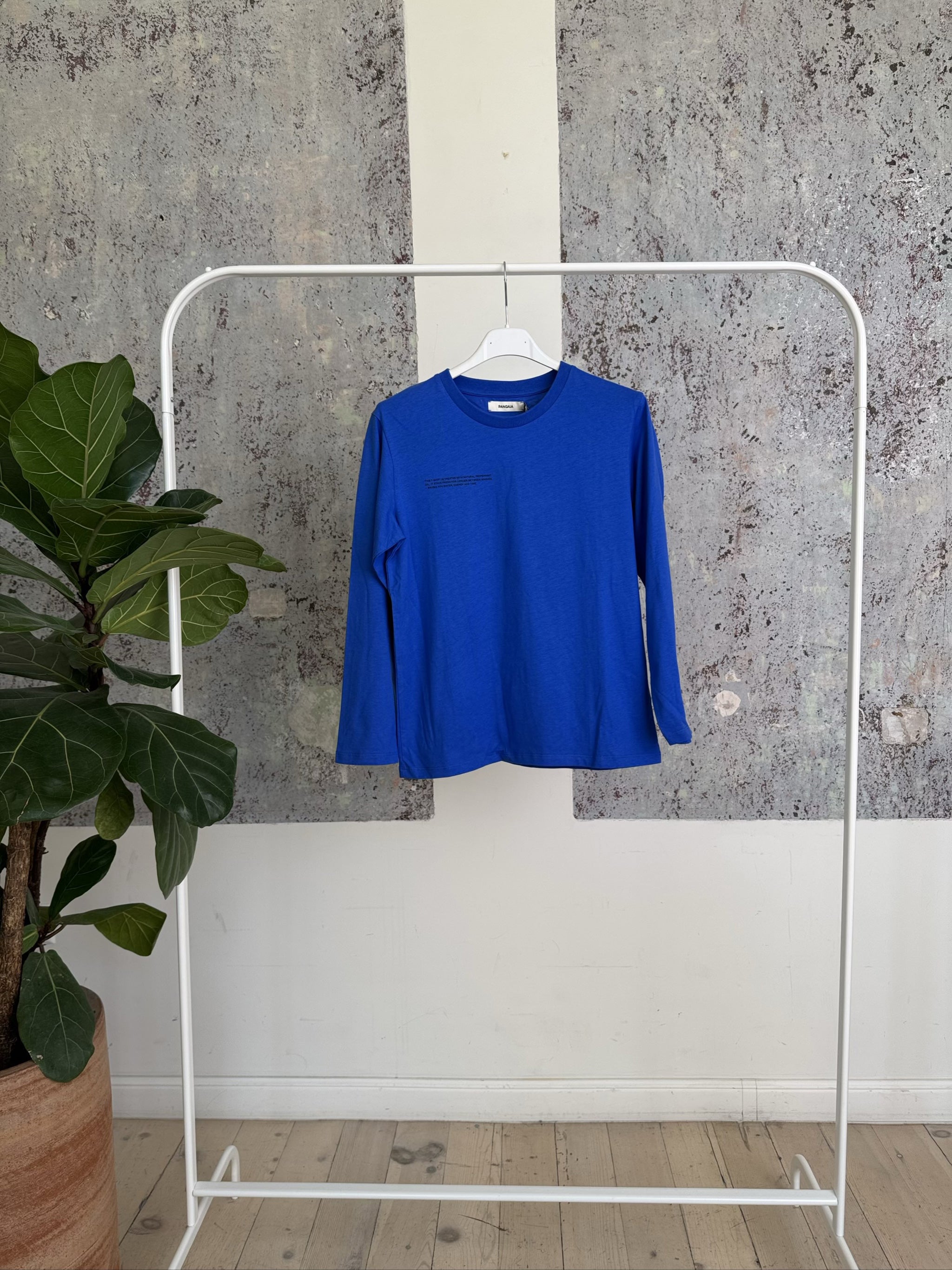 KIDS ORGANIC COTTON LONG SLEEVE T-SHIRT 20JTKU02B - COBALT BLUE - 11-12YR