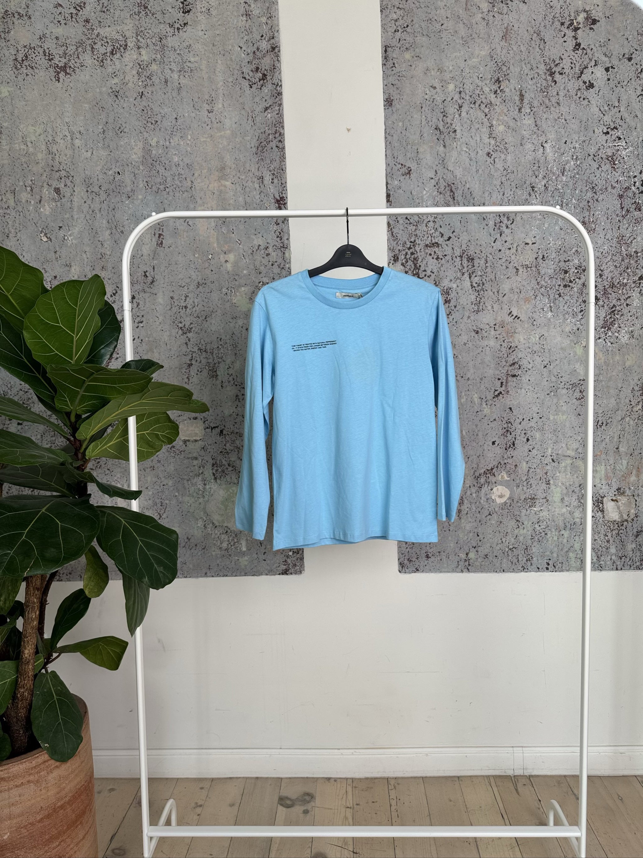 KIDS ORGANIC COTTON LONG SLEEVE T-SHIRT 20JTKU02B - CELESTIAL BLUE - 11-12YR