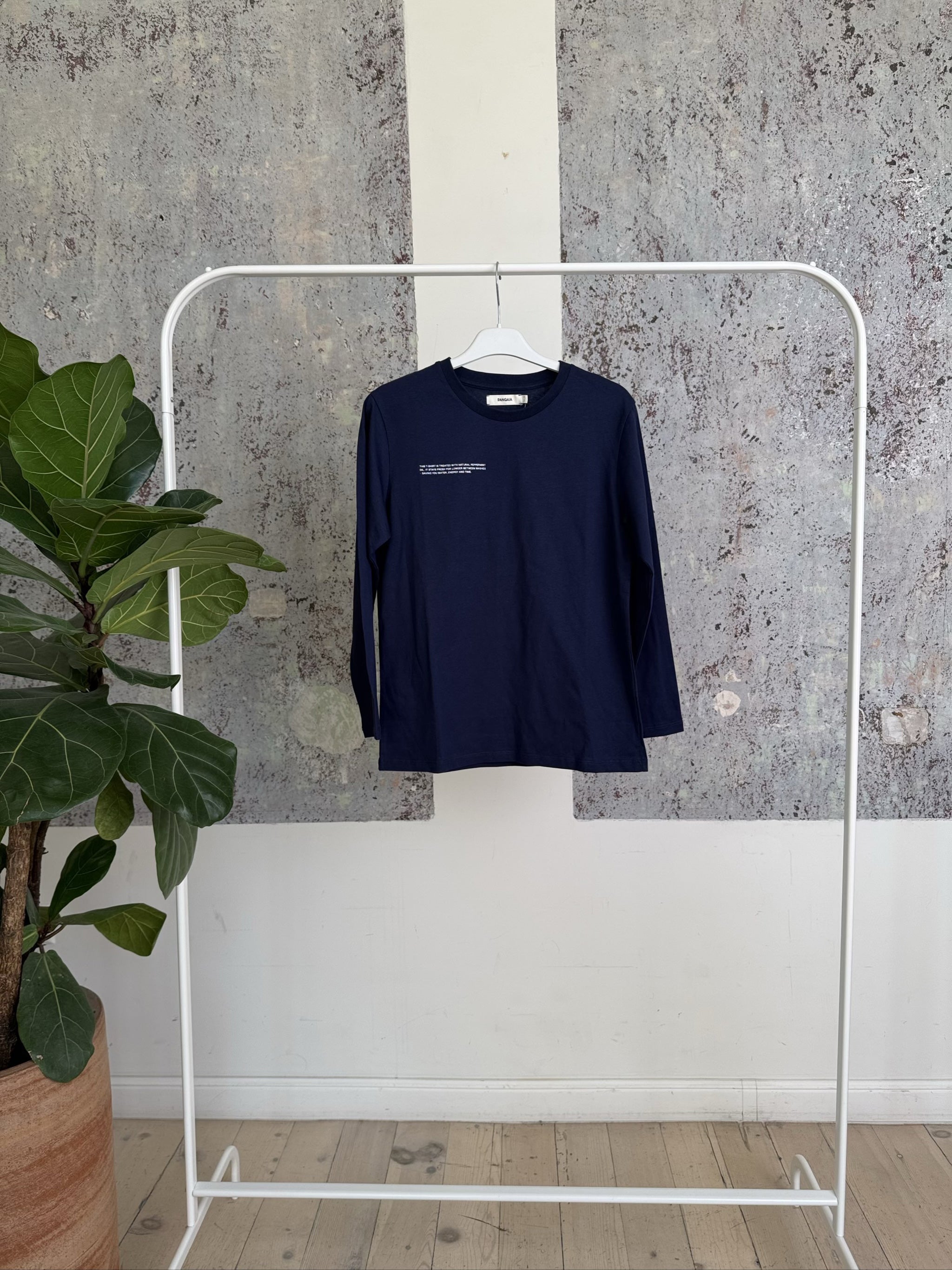 KIDS ORGANIC COTTON LONG SLEEVE T-SHIRT 20JTKU02B - NAVY - 9-10YR