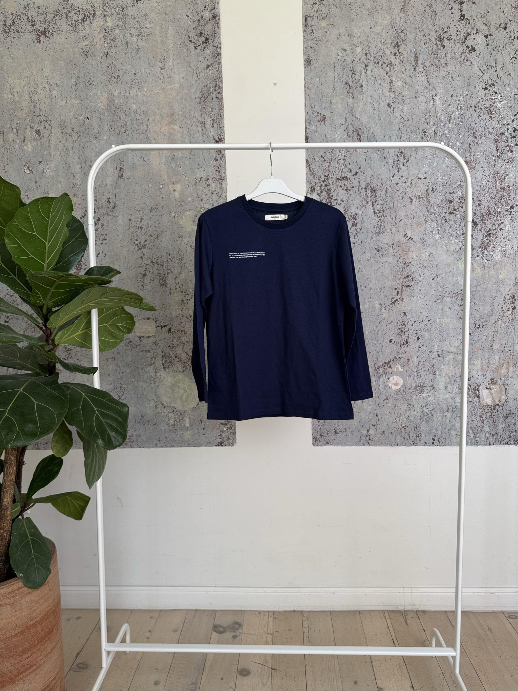 KIDS ORGANIC COTTON LONG SLEEVE T-SHIRT 20JTKU02B - NAVY - 11-12YR
