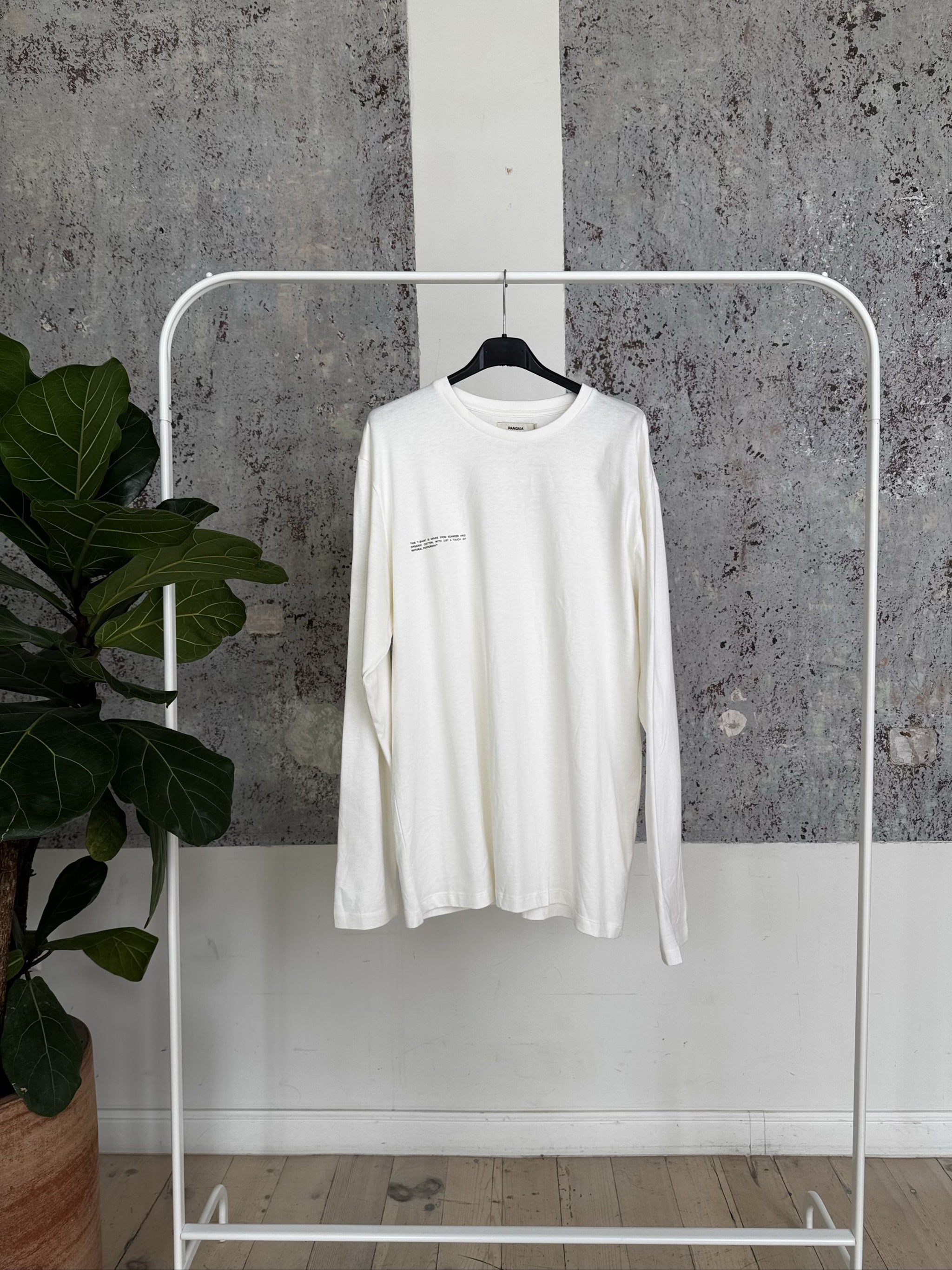 SEAWEED FIBER LONG SLEEVE T-SHIRT 20JTU01B - OFF-WHITE - XXL