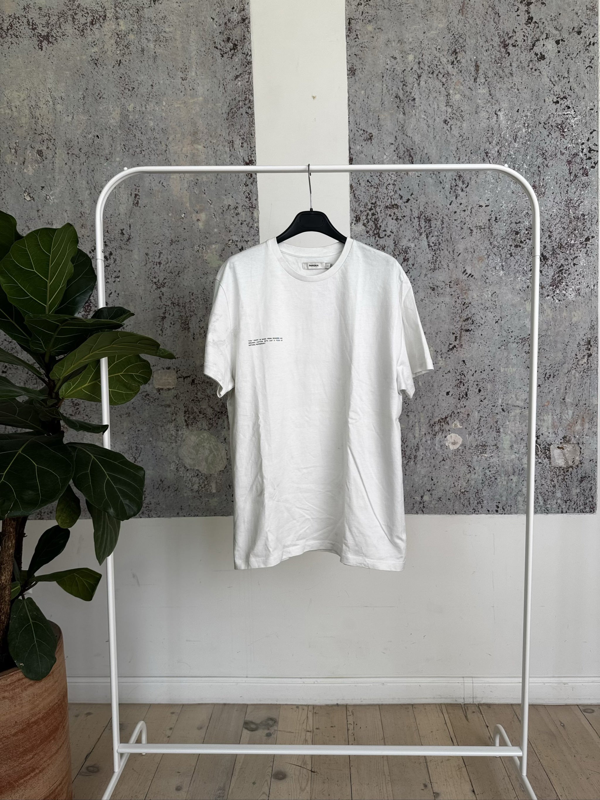 365 Organic Cotton T-Shirt with C-FIBER - 10000288 - Off White - L