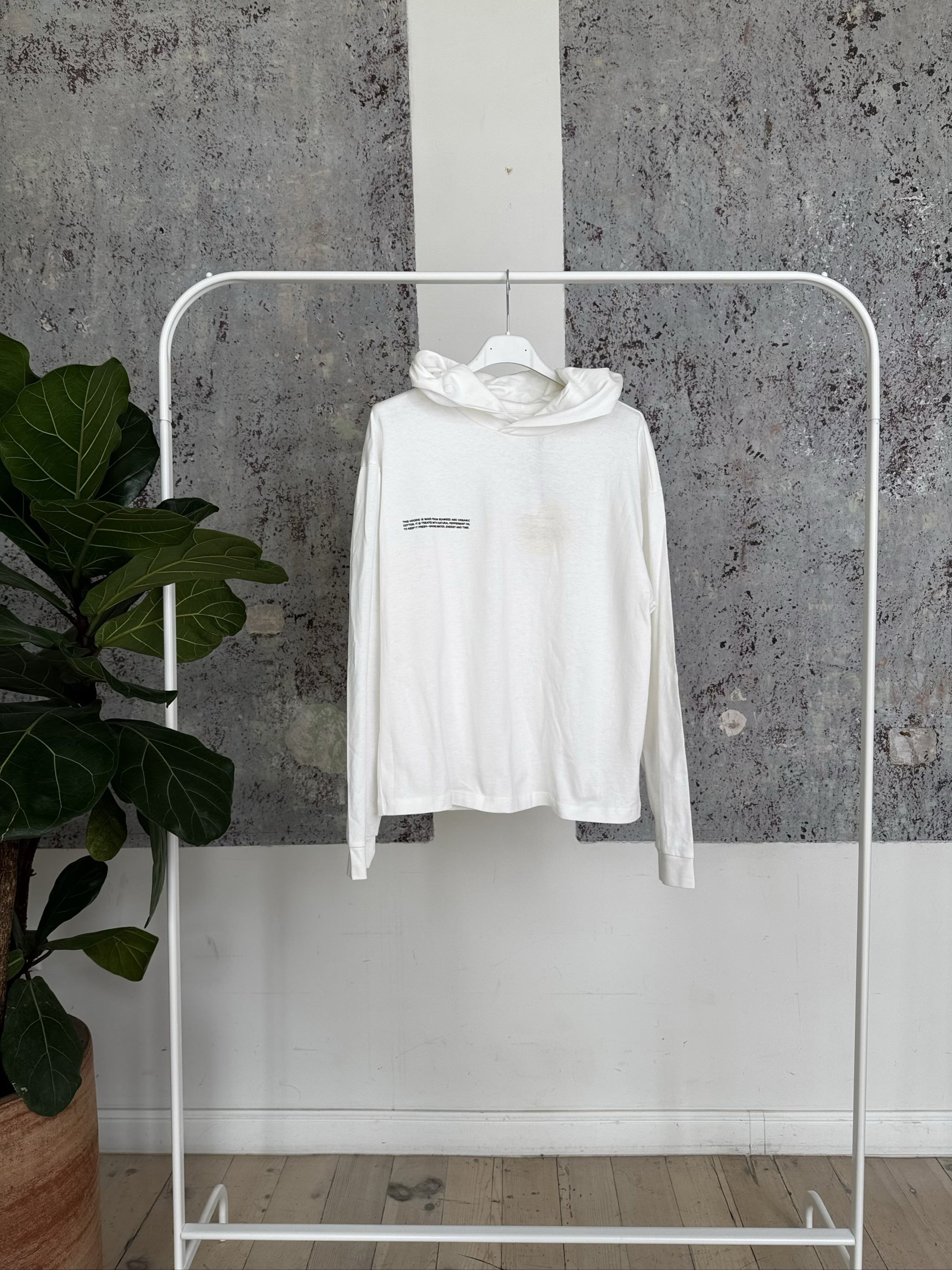 SEAWEED FIBER LOUNGEWEAR HOODIE JOF0007 - OFF WHITE - S