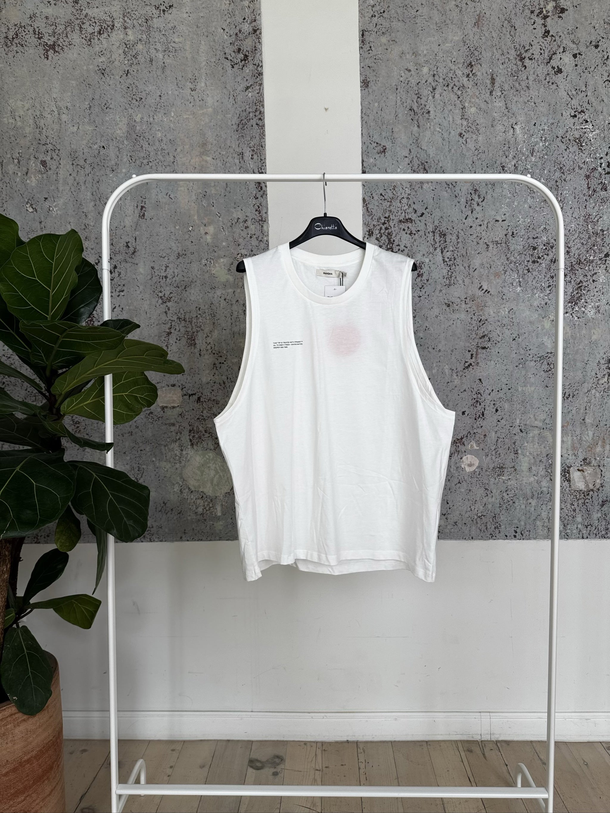 Organic Cotton Oversized Vest - 10000486 - Off White - L