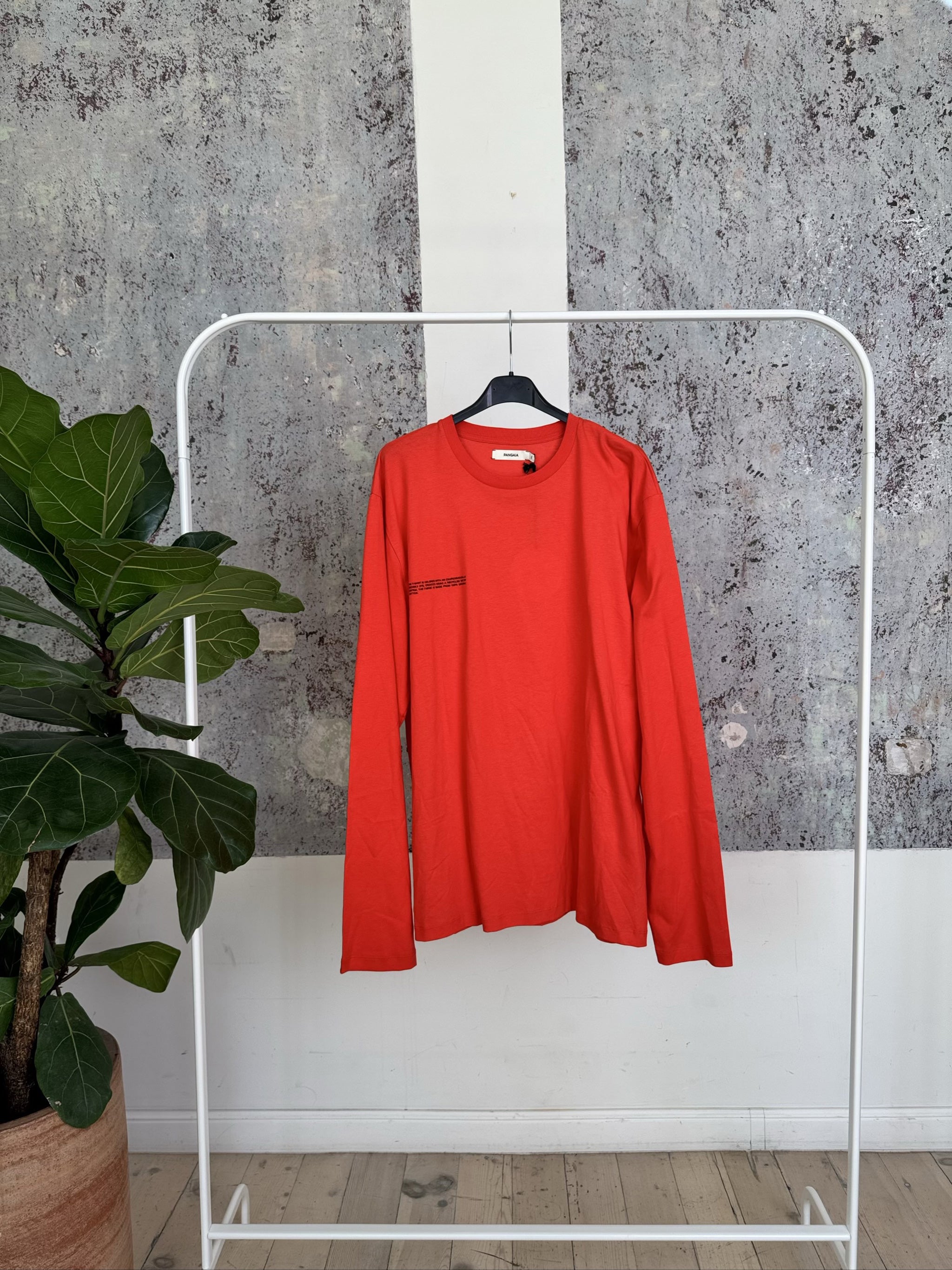 Organic Cotton Long Sleeve T-Shirt 20JTU01B-JMO01 - Poppy - XL