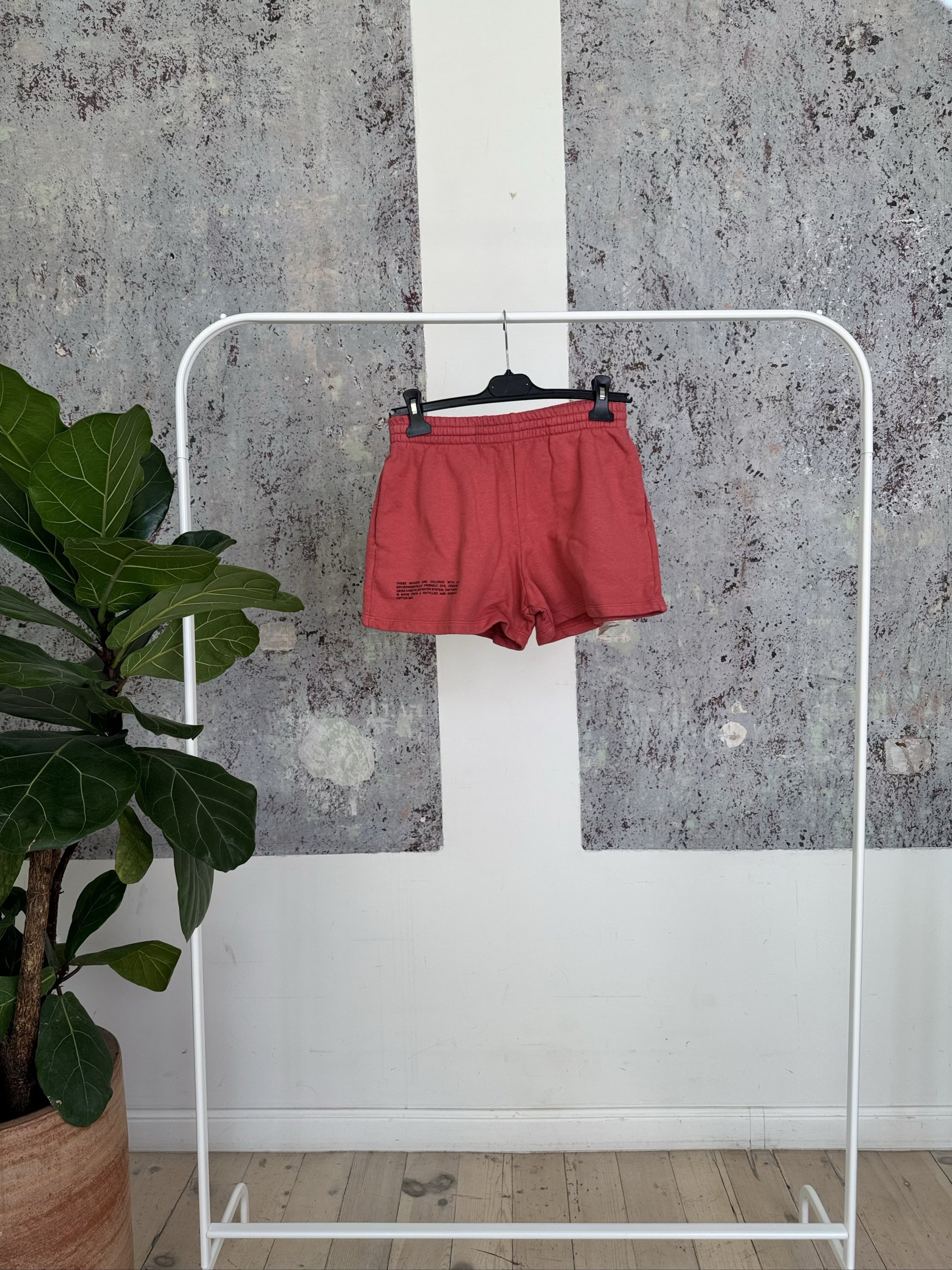 Lightweight Recycled Cotton Shorts 20FSU01-FMOR02 - Red Rock - XS