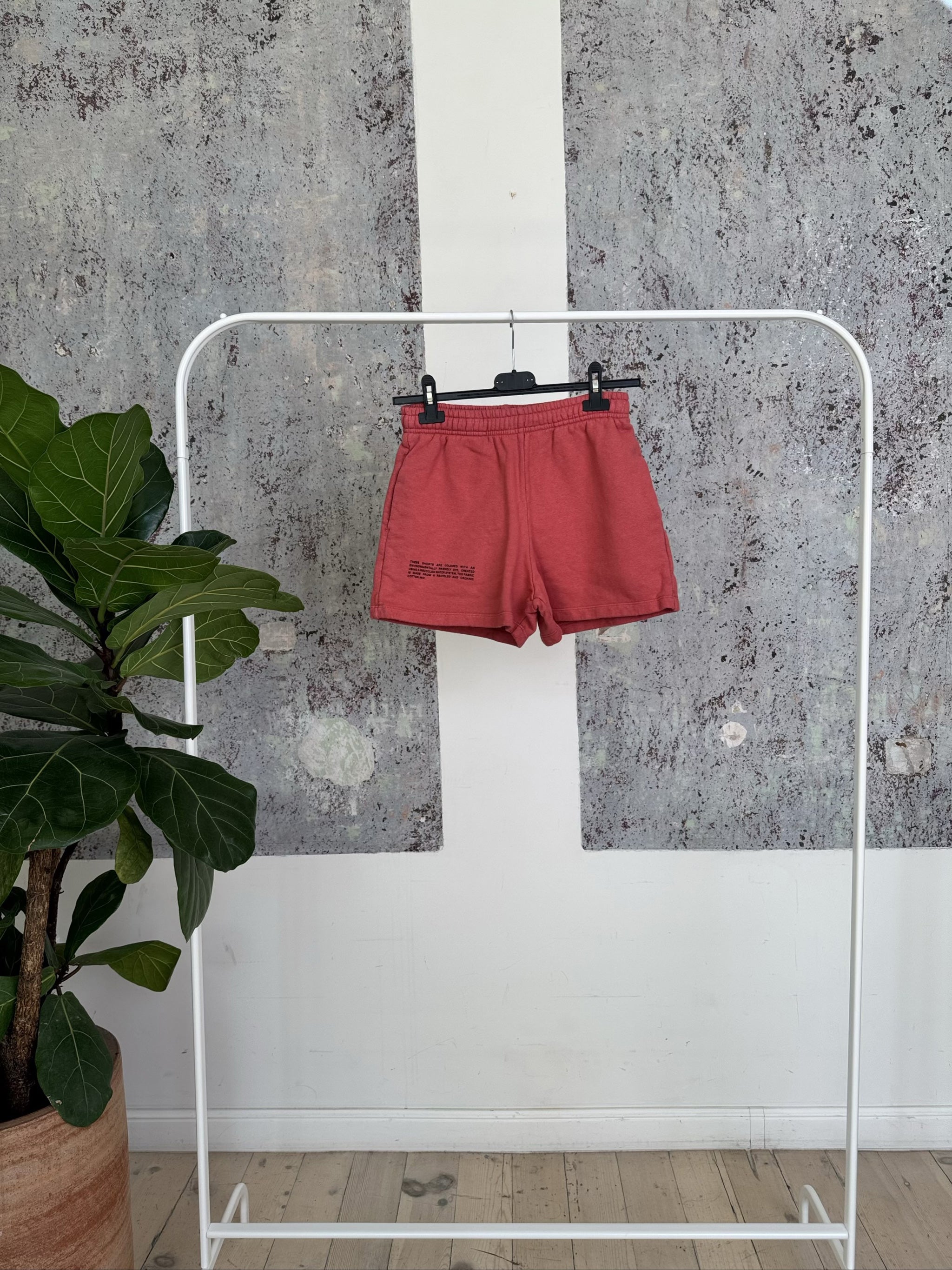 Lightweight Recycled Cotton Shorts 20FSU01-FMOR02 - Red Rock - XS