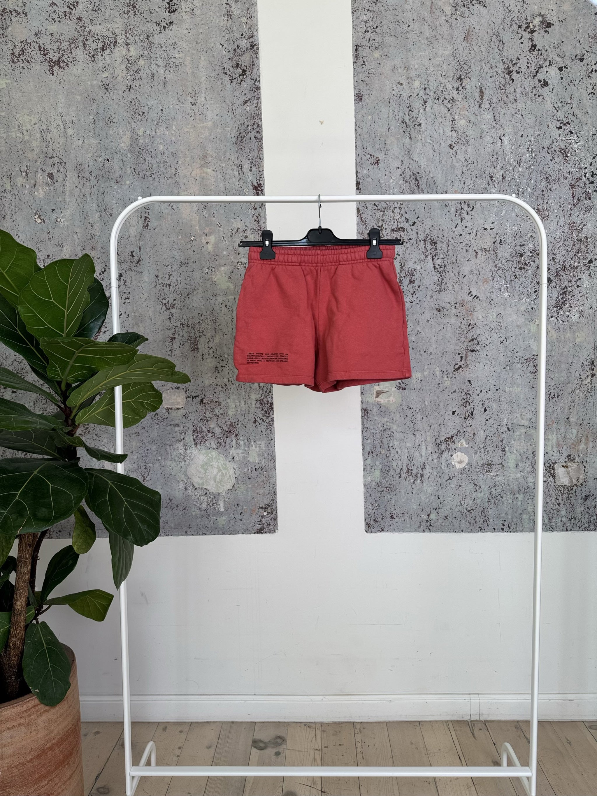 Lightweight Recycled Cotton Shorts 20FSU01-FMOR02 - Red Rock - XS