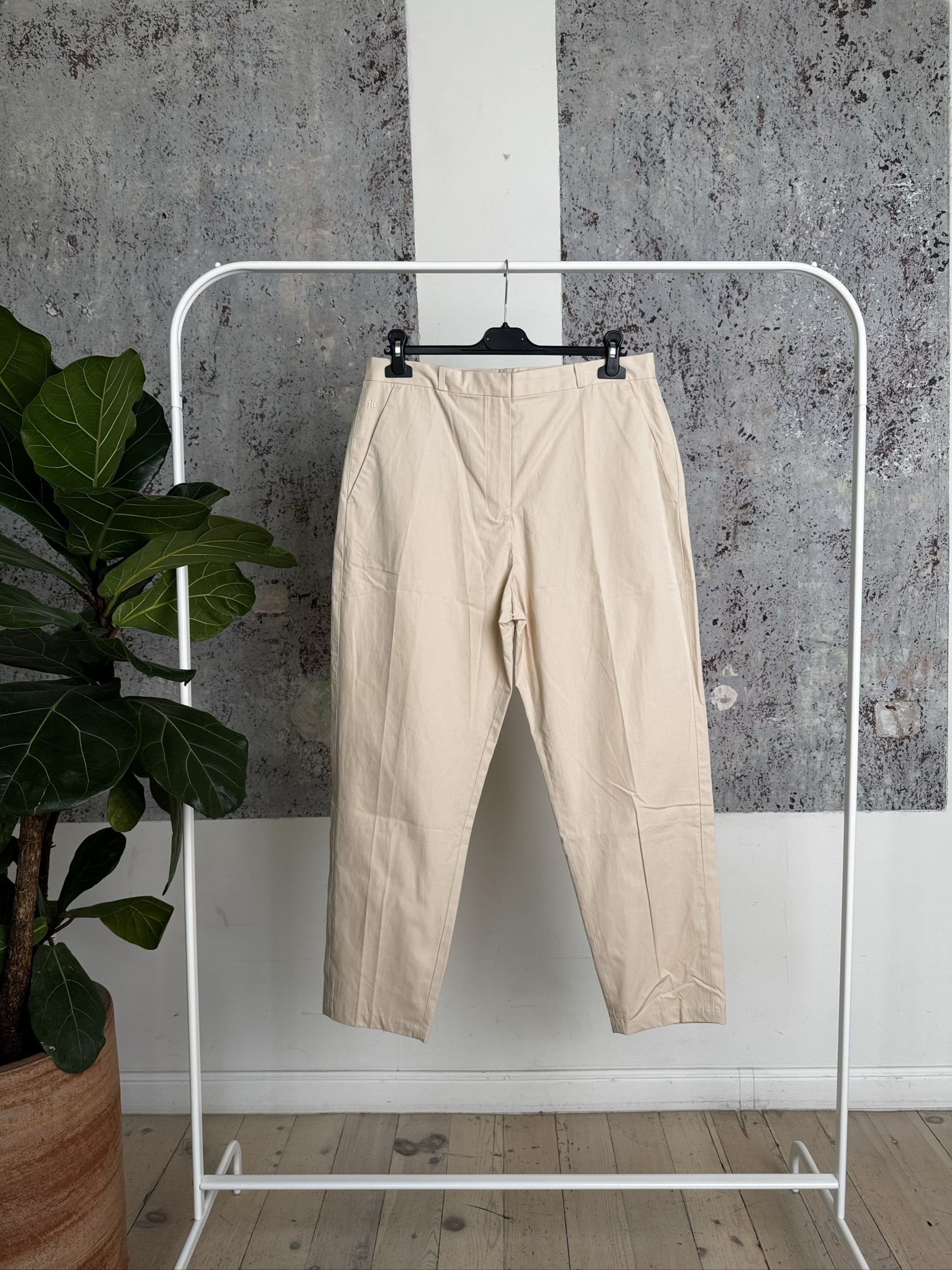 Women's Cotton Pants - Sand - L