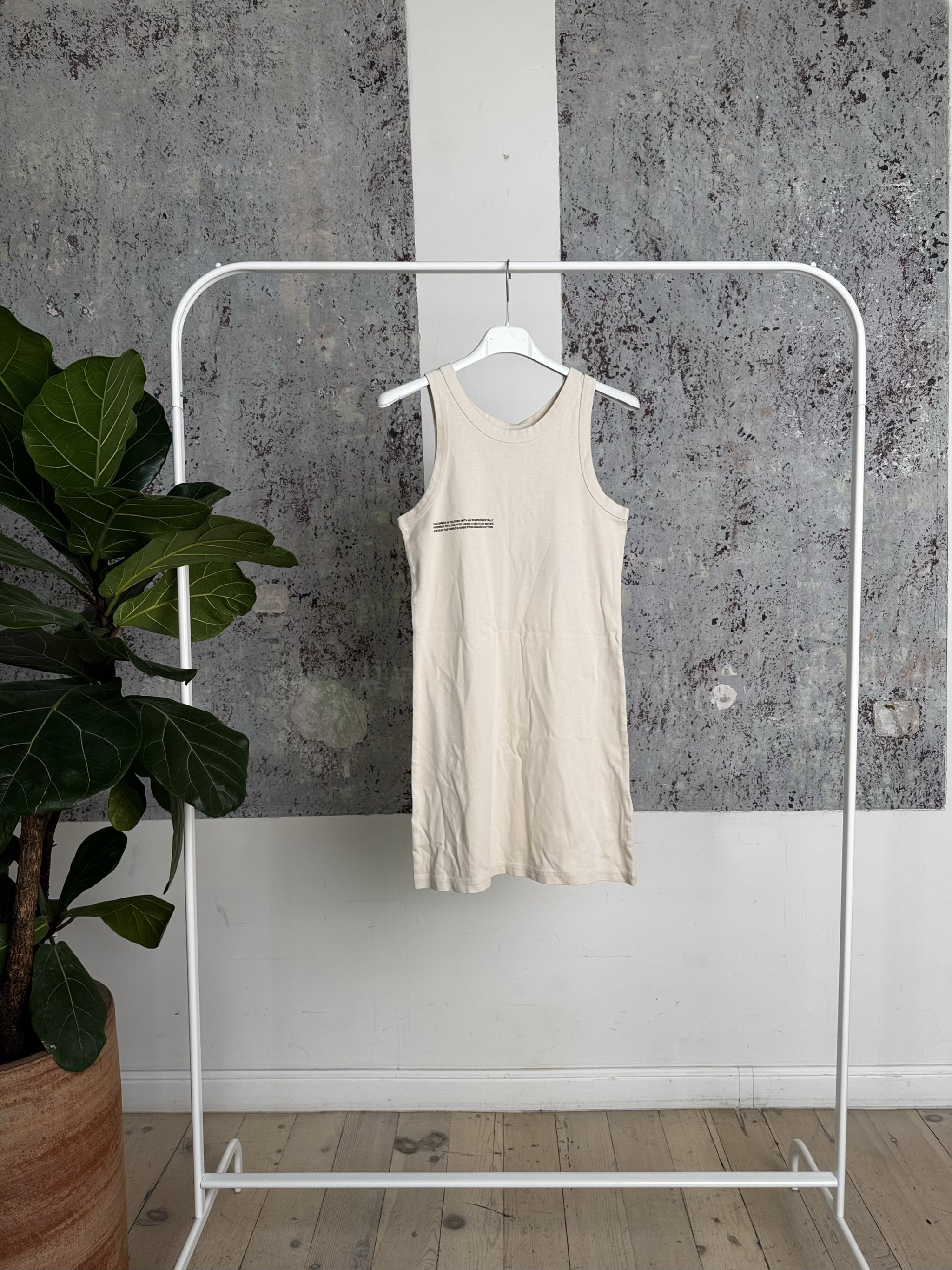 Organic Cotton Tank Dress 20JDU04-JTO01 - Sand - XS