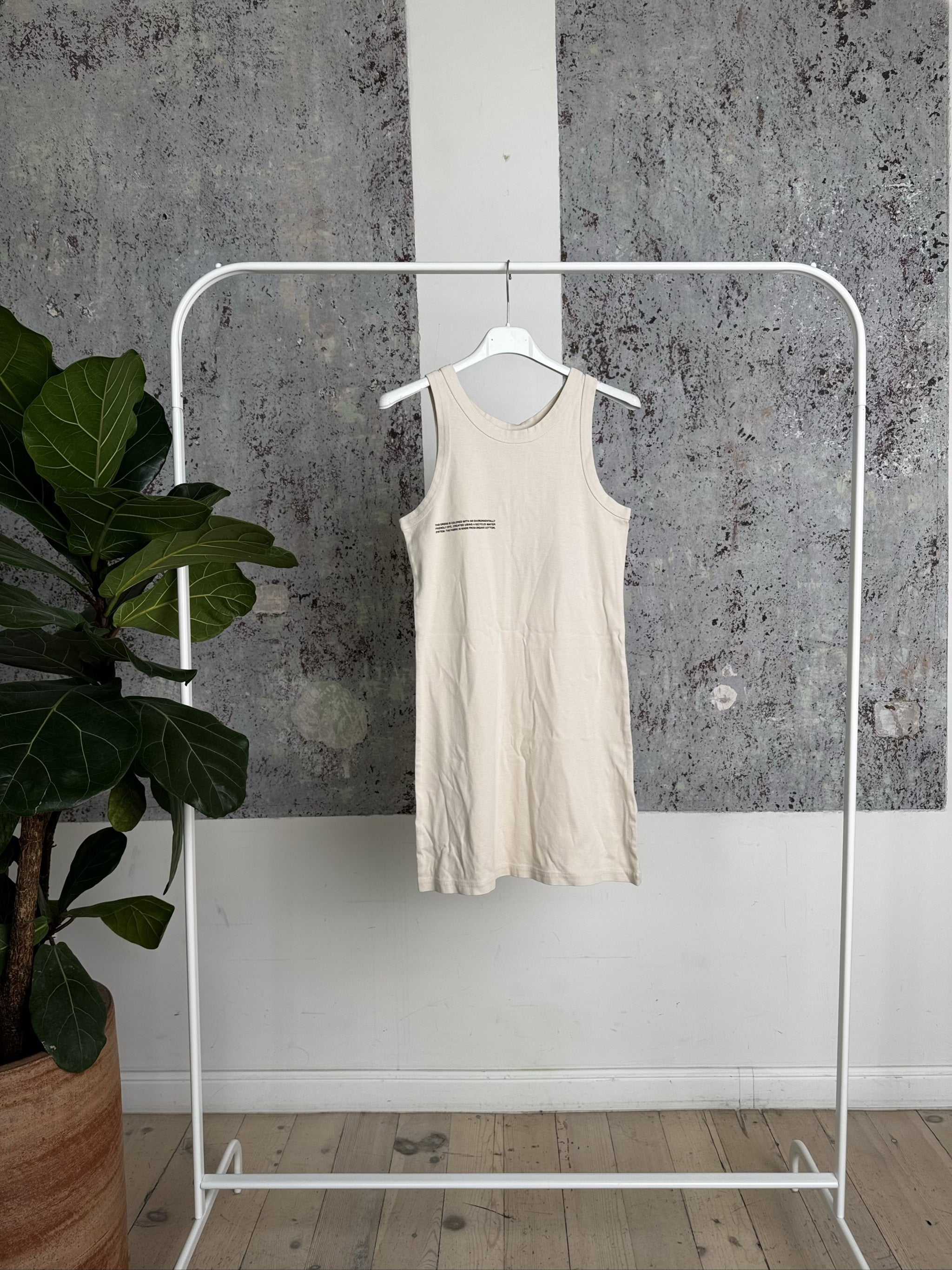 Organic Cotton Tank Dress 20JDU04-JTO01 - Sand - XS