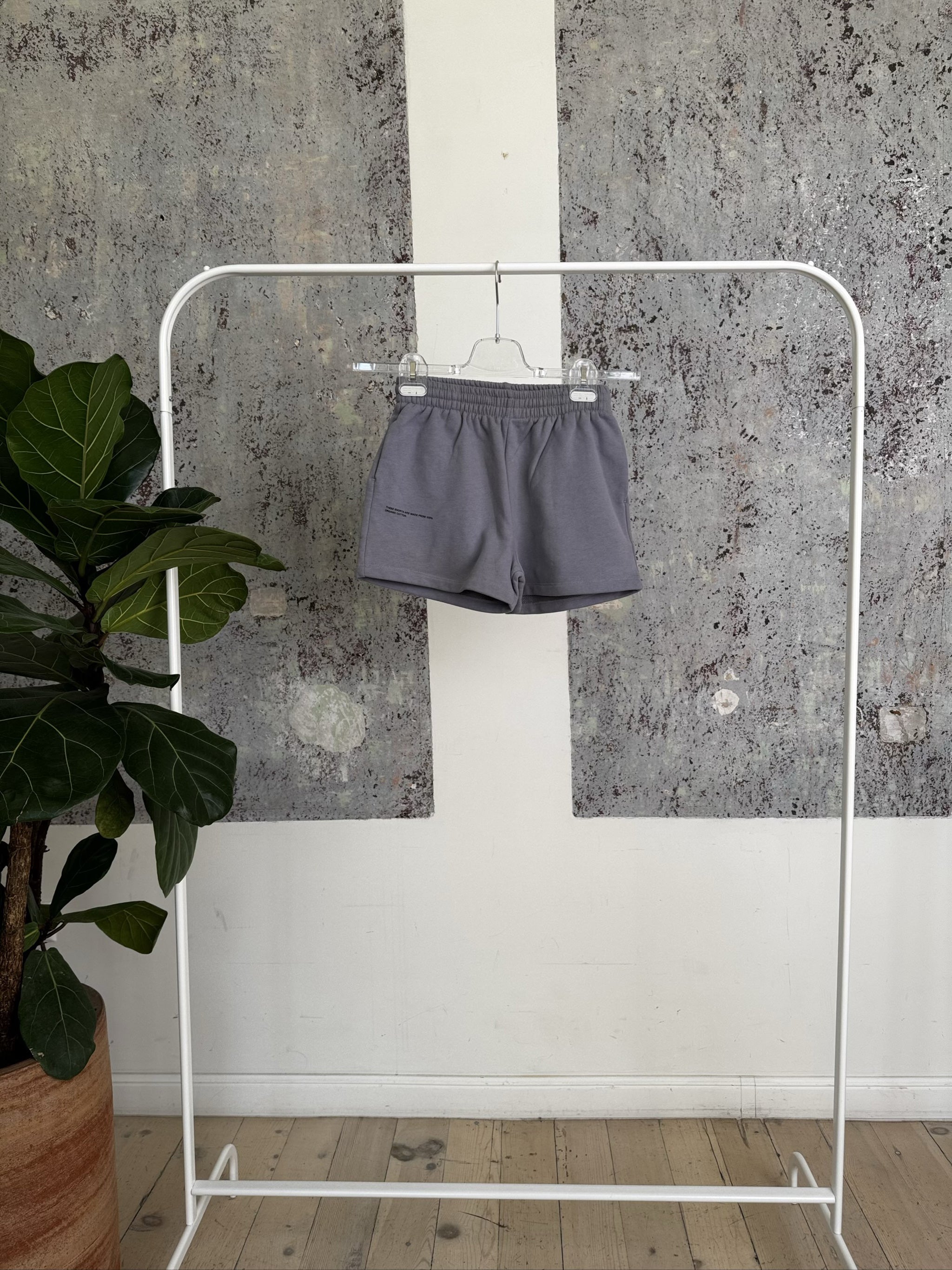 Kids Lightweight Organic Cotton Shorts 20FSKB01-FMO01 - Grey - 12YR