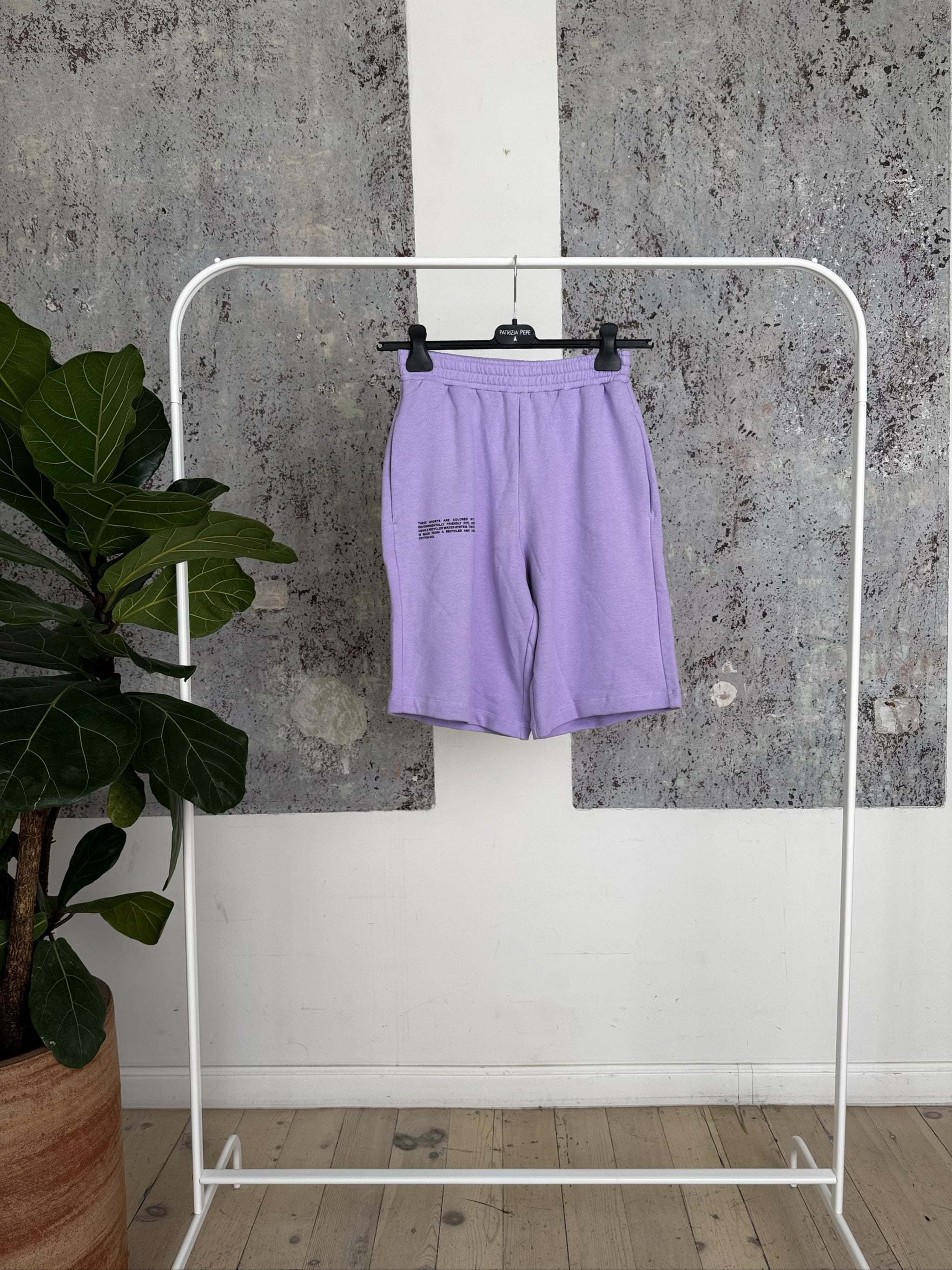 Lightweight Recycled Cotton Shorts Long 20FSU01B-FEOR01 - Orchid Purple - XS