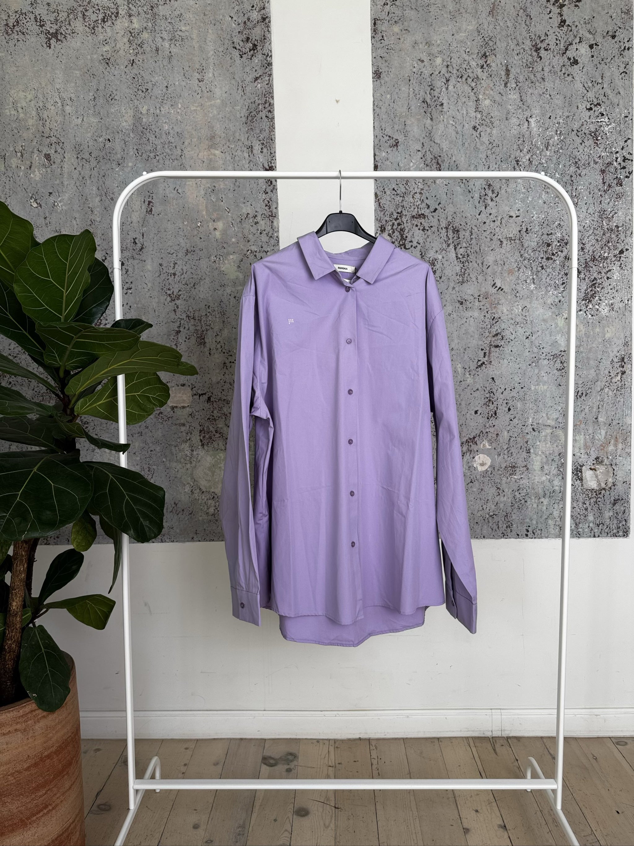 Unisex Collared Shirt - Orchid Purple - XXL