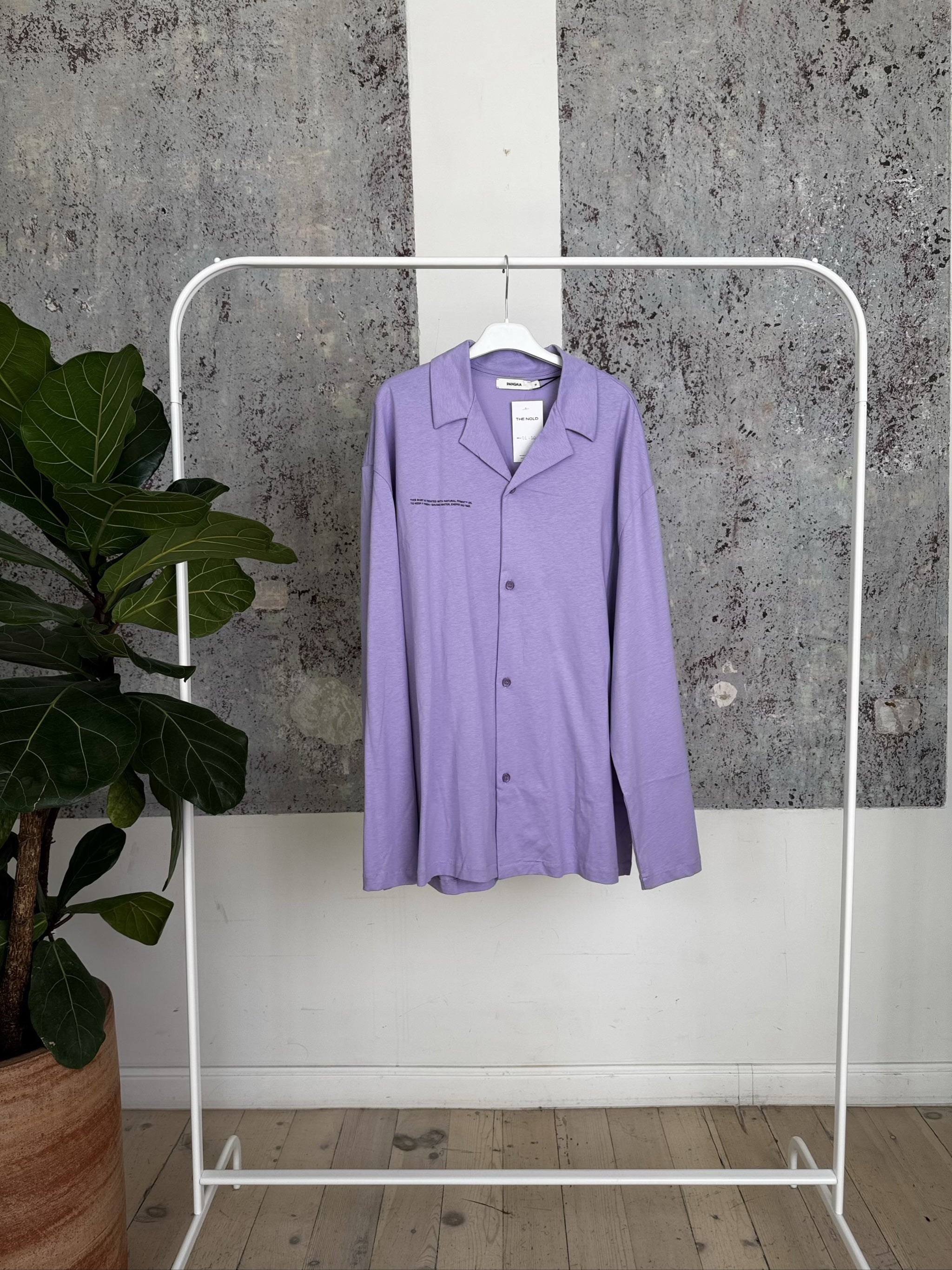 Organic Cotton Pajama Shirt - 10000175 - Orchid Purple - M