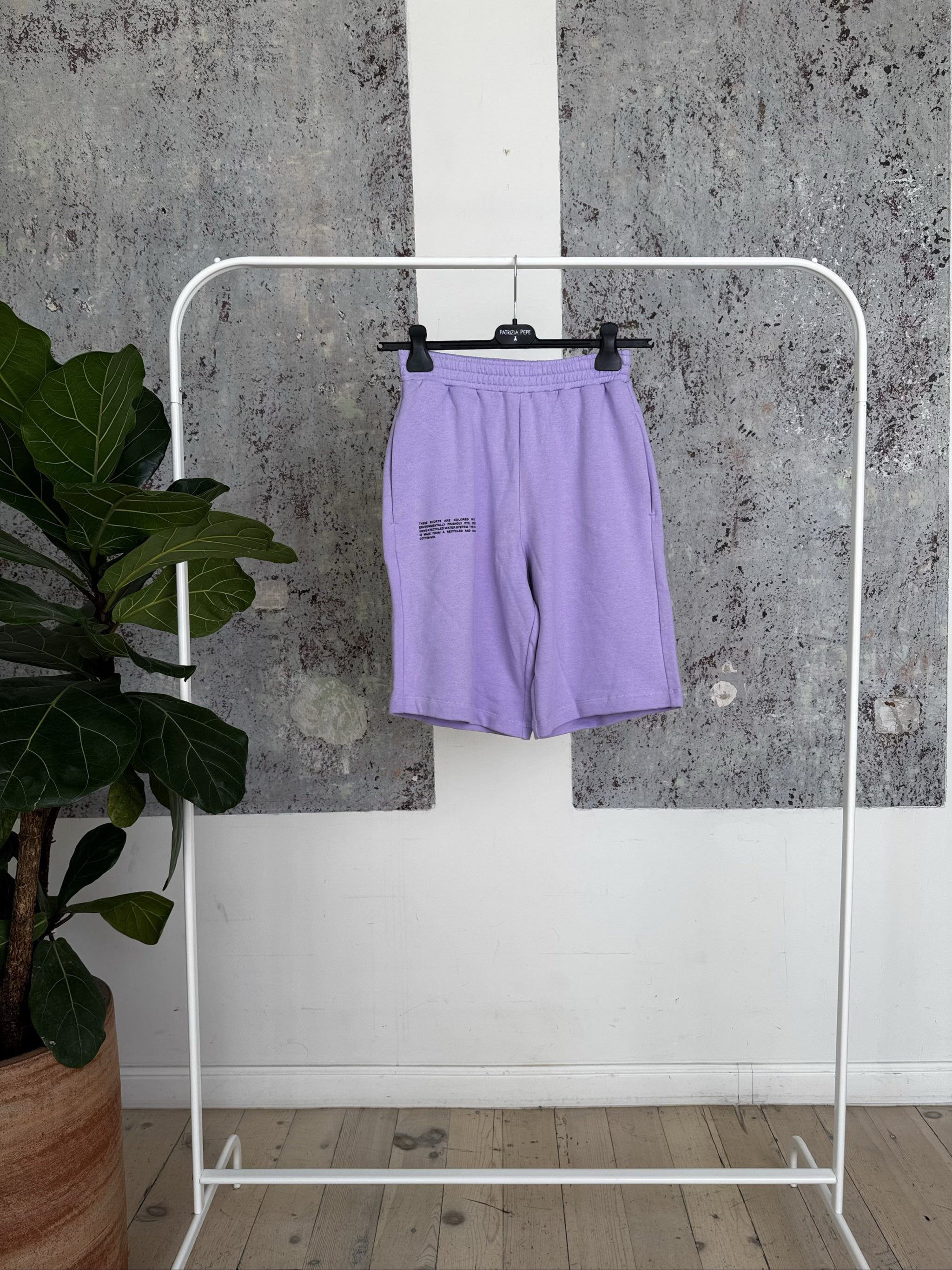 Lightweight Recycled Cotton Shorts Long 20FSU01B-FEOR01 - Orchid Purple - M