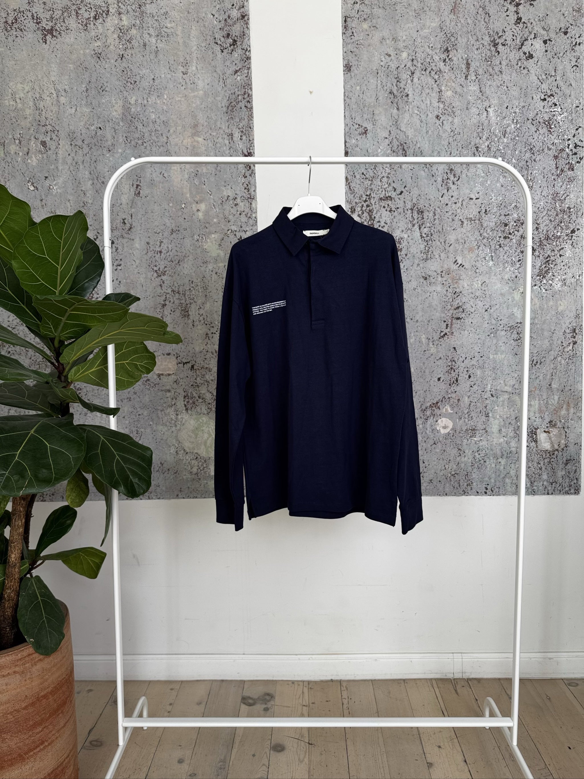 RECYCLED COTTON RUGBY SHIRT SH0001 - NAVY - XS