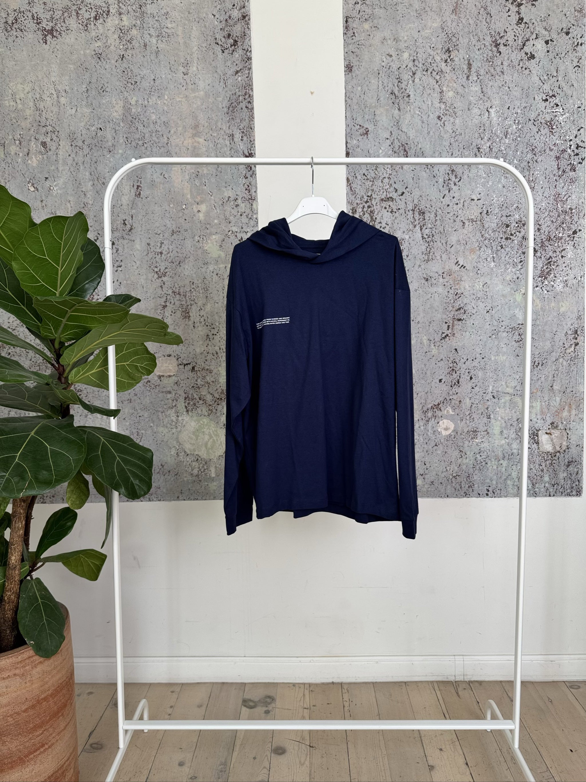 SEAWEED FIBER LOUNGEWEAR HOODIE JOM0006 - NAVY - M