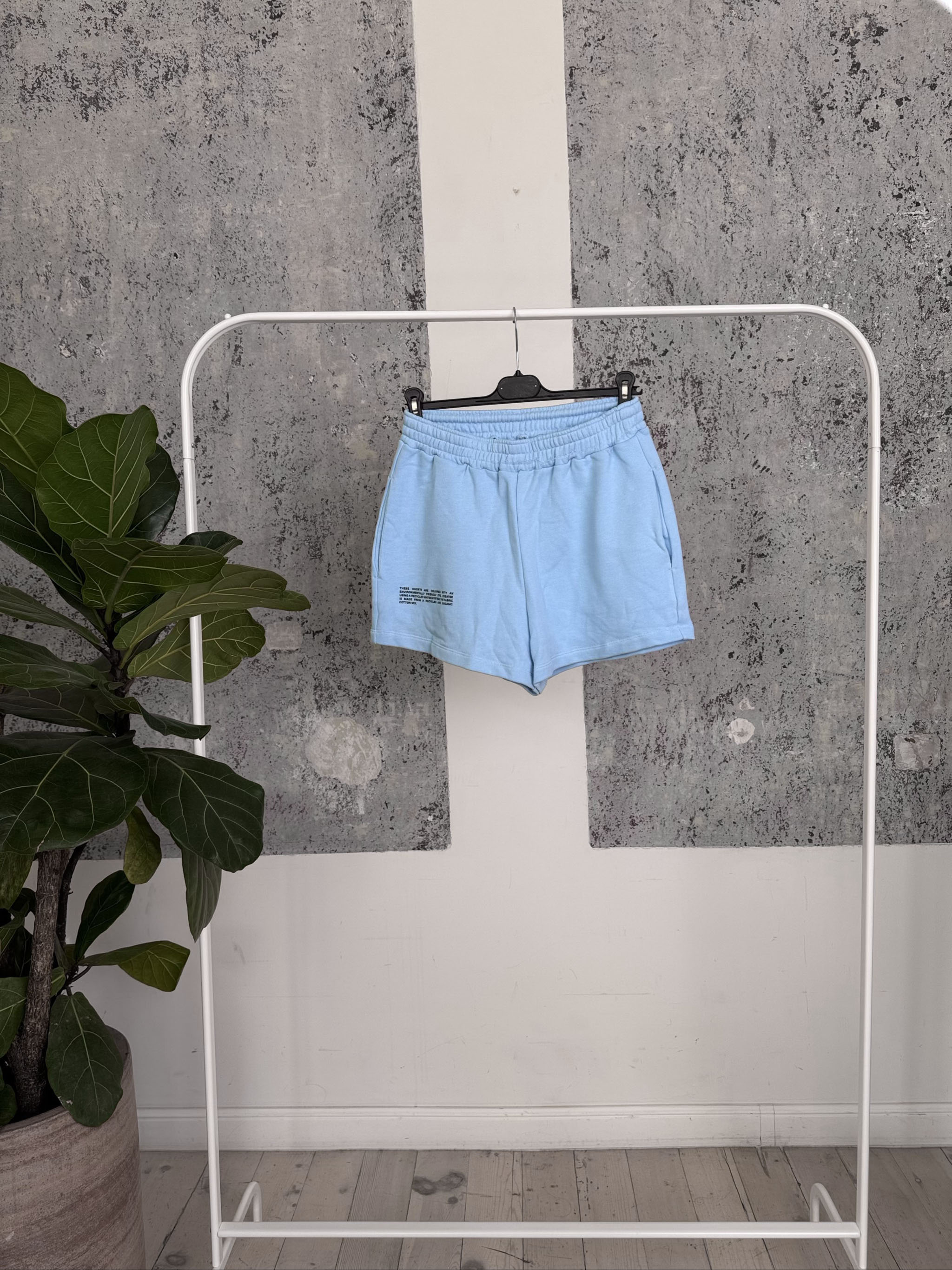 Lightweight Recycled Cotton Shorts 20FSU01-FEOR01 - Celestial Blue - S