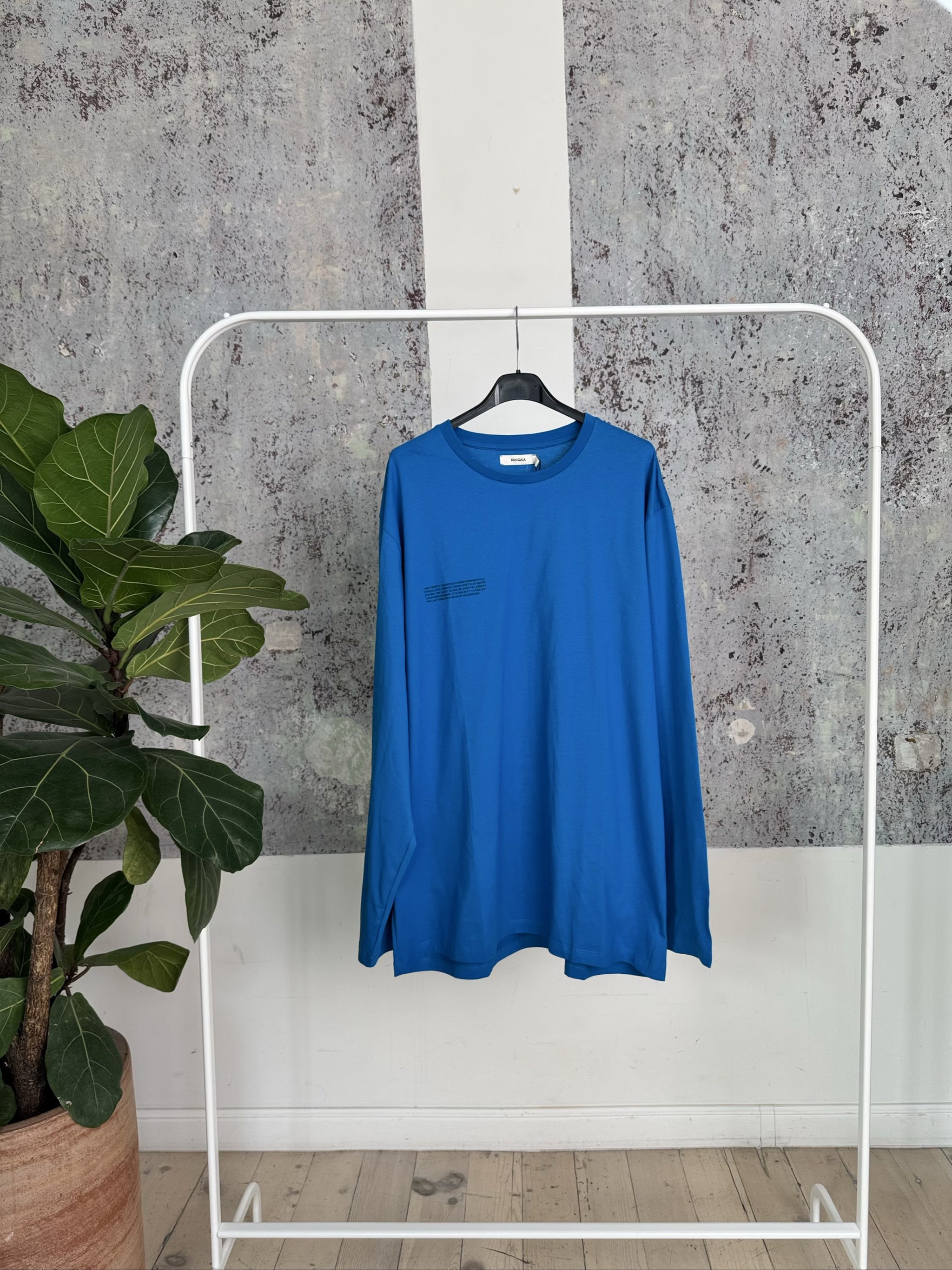ORGANIC COTTON LONG SLEEVE T-SHIRT 20JTU01B - DEEP SEA BLUE - XXL