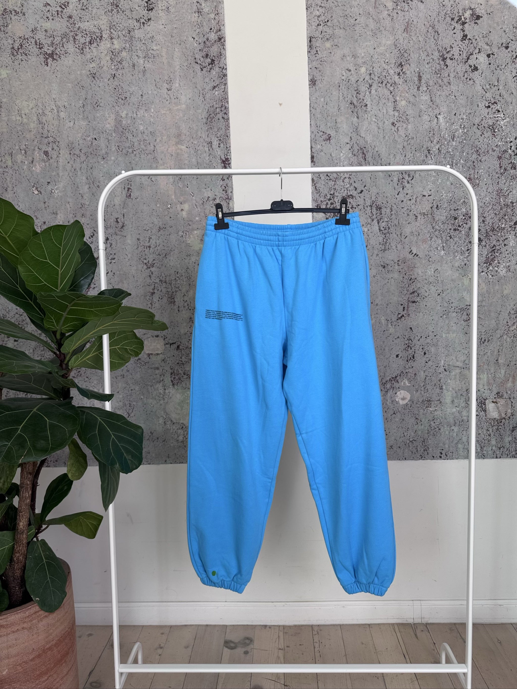 ORGANIC COTTON TRACK PANTS - XL pacific ocean