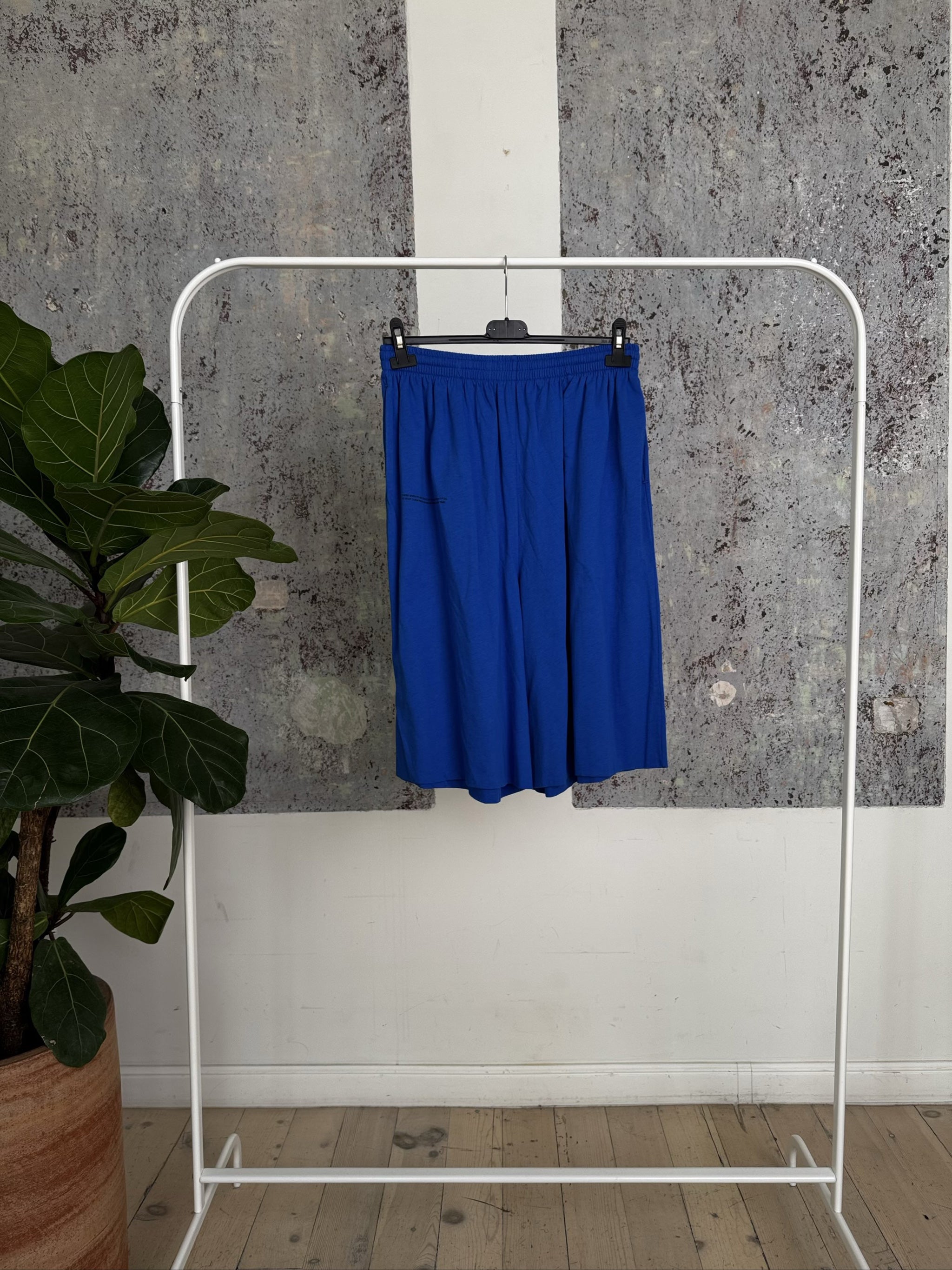 ORGANIC COTTON LONG SHORTS JBU0010 - COBALT BLUE - L