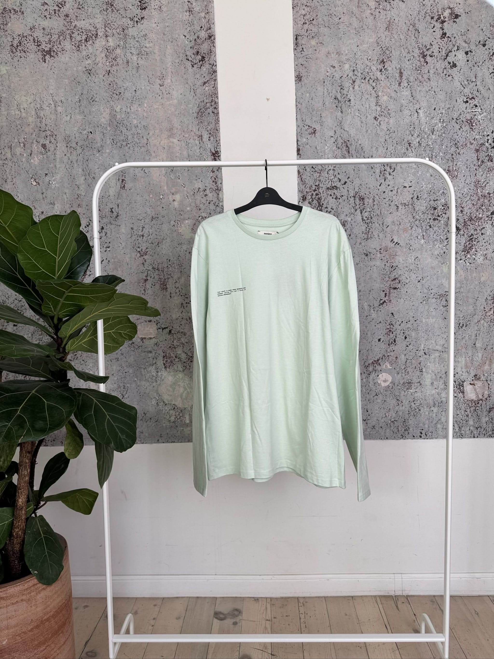 Seaweed Fiber Long Sleeve T-Shirt 20JTU01B-JMOS01 - Moss Green - L