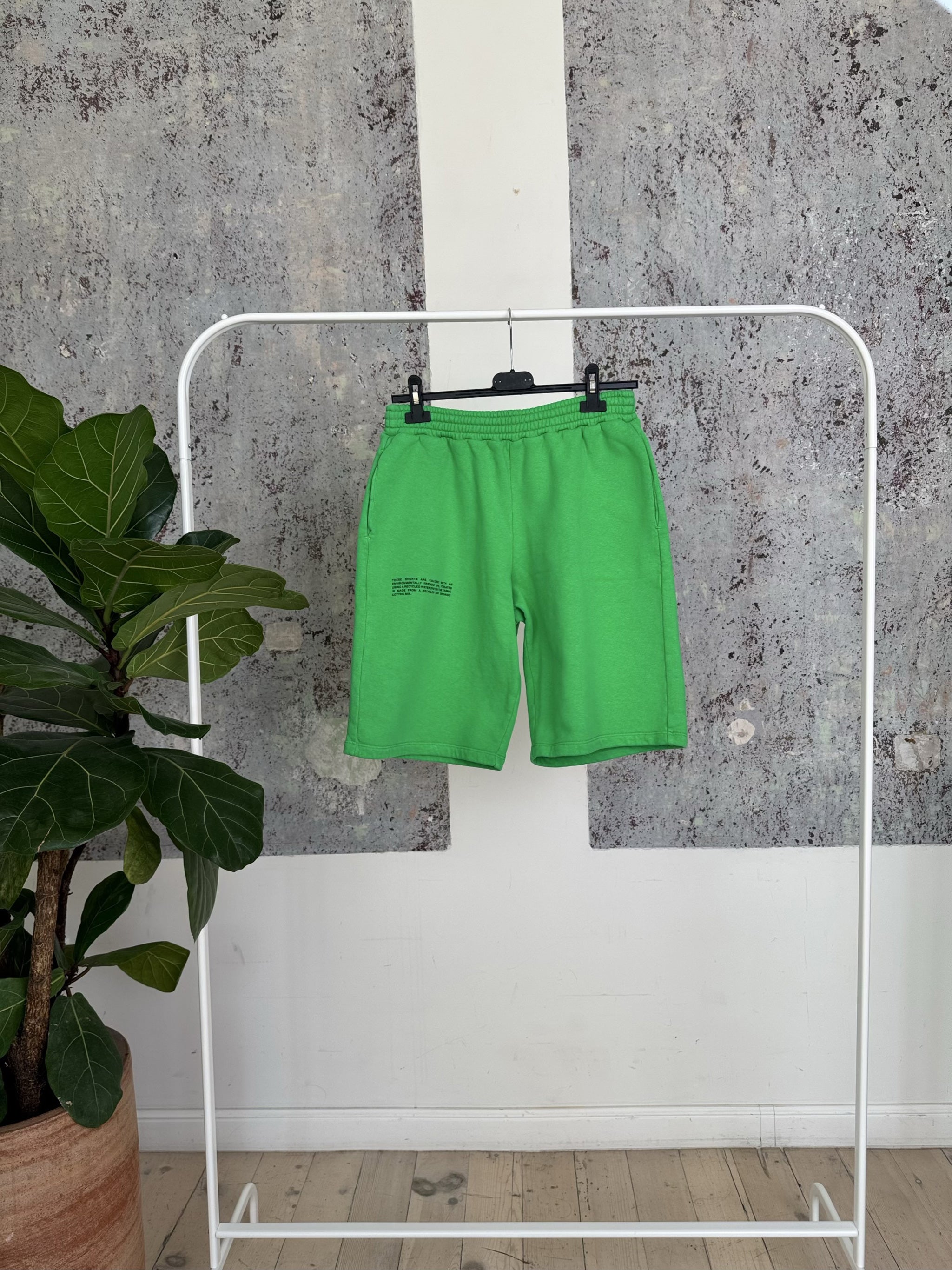 Recycled Cotton Shorts - Long 20FSU01B-FMOR01B - Jade Green - S