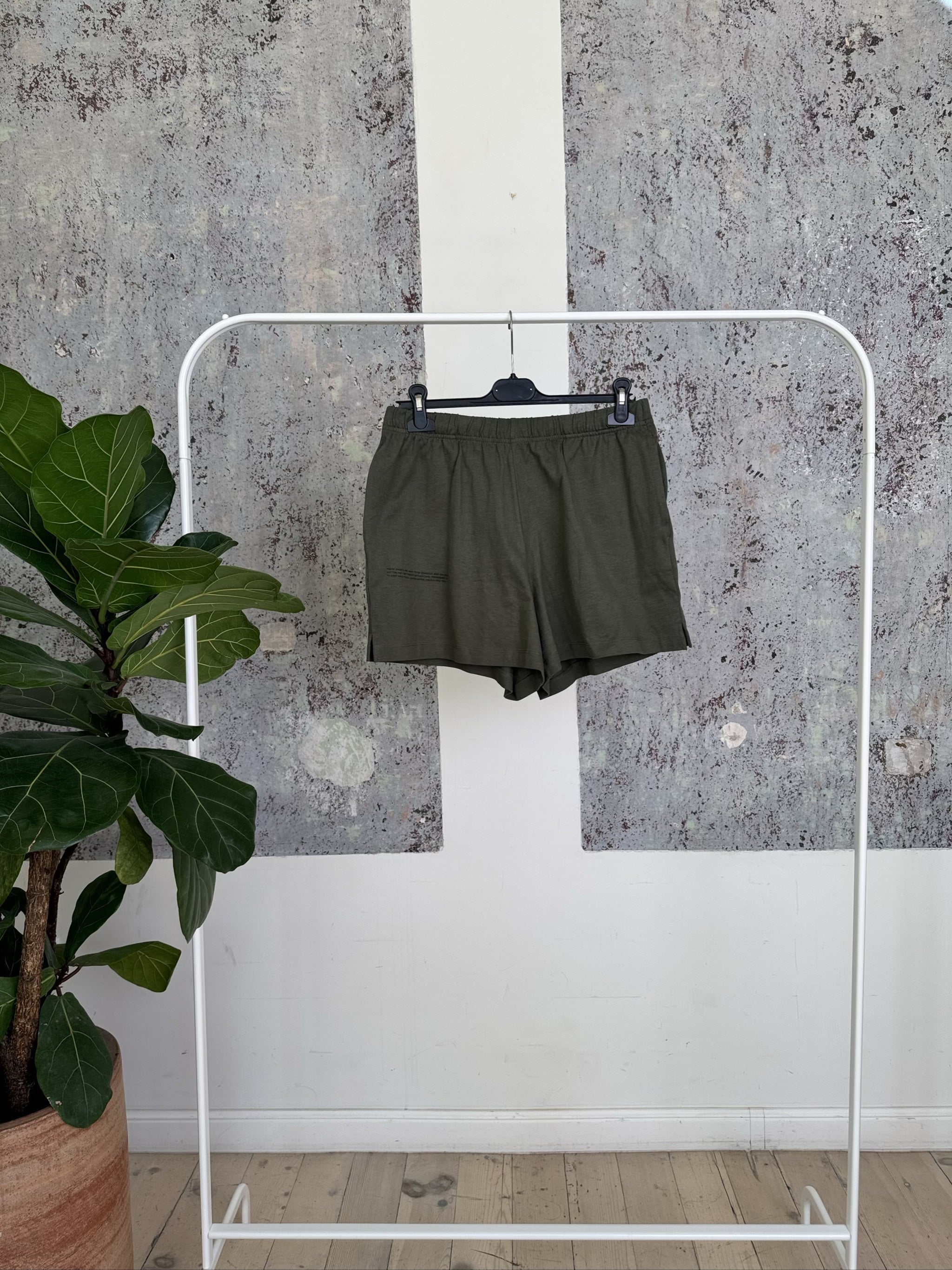 Seaweed Fiber Loungewear Shorts - Rosemary Green - M