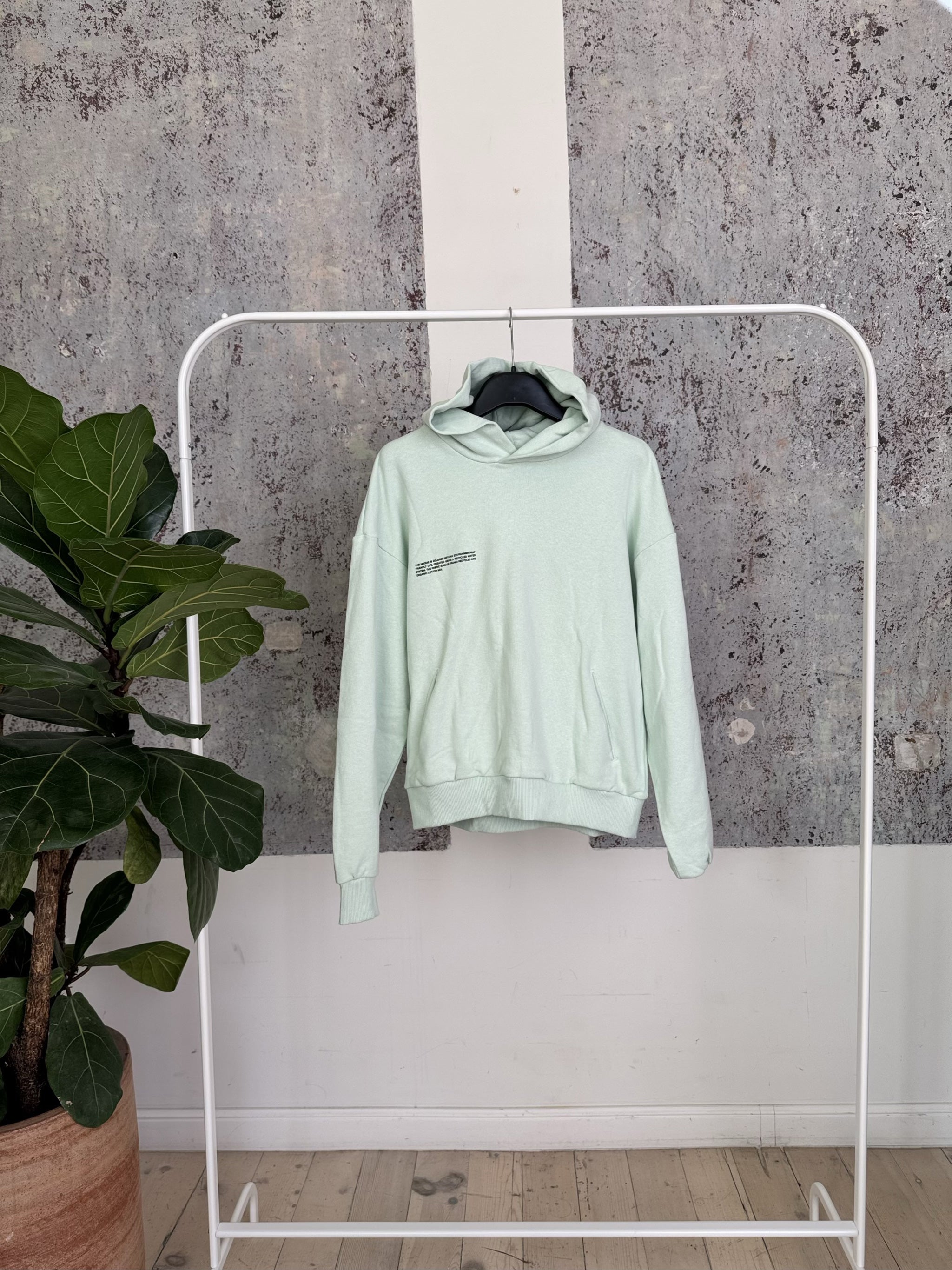 Lightweight Recycled Cotton Hoodie XXS moss green