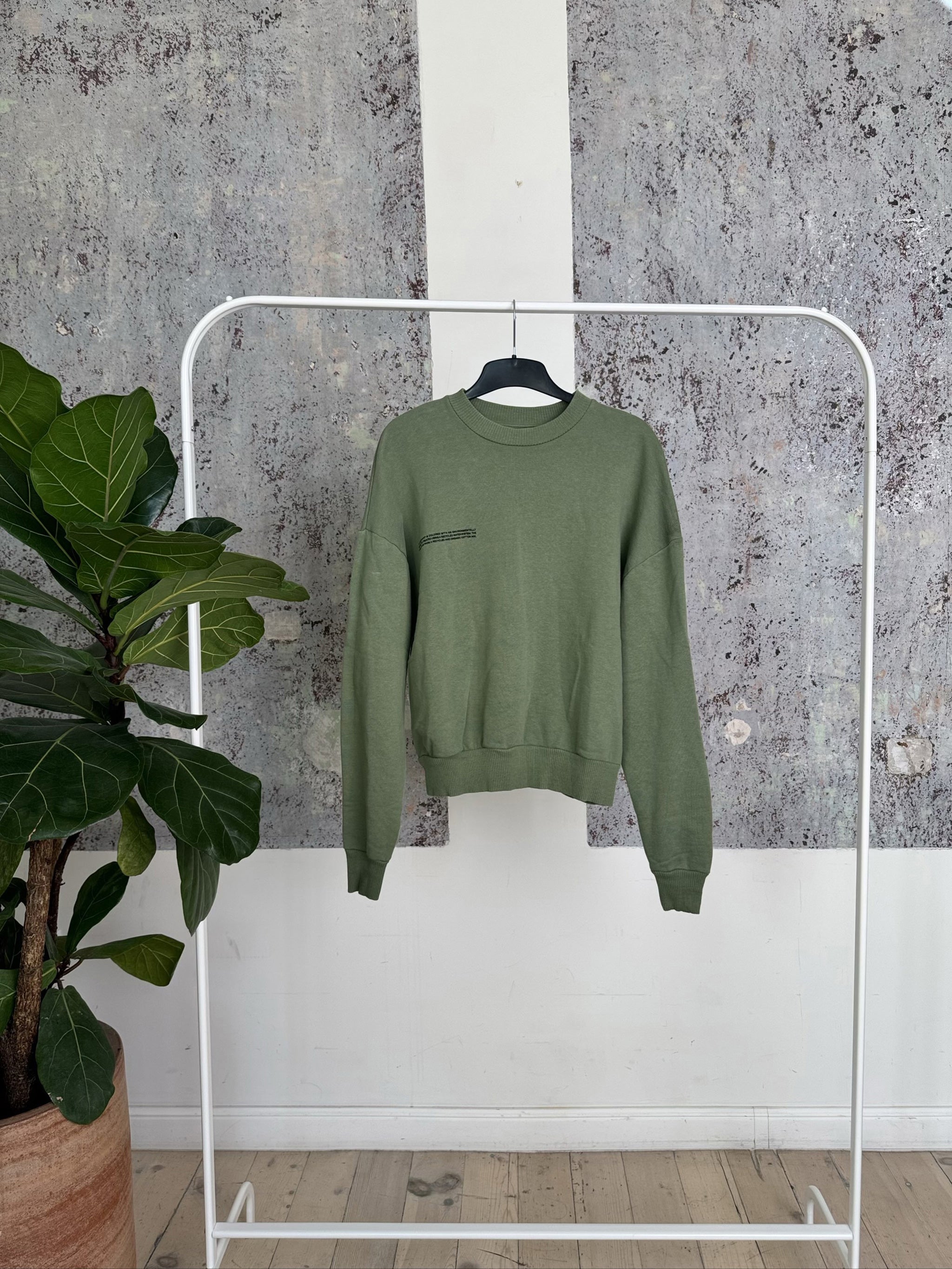 Lightweight Recycled Cotton Sweatshirt 20FCU01-FEOR01 - Khaki - XXS
