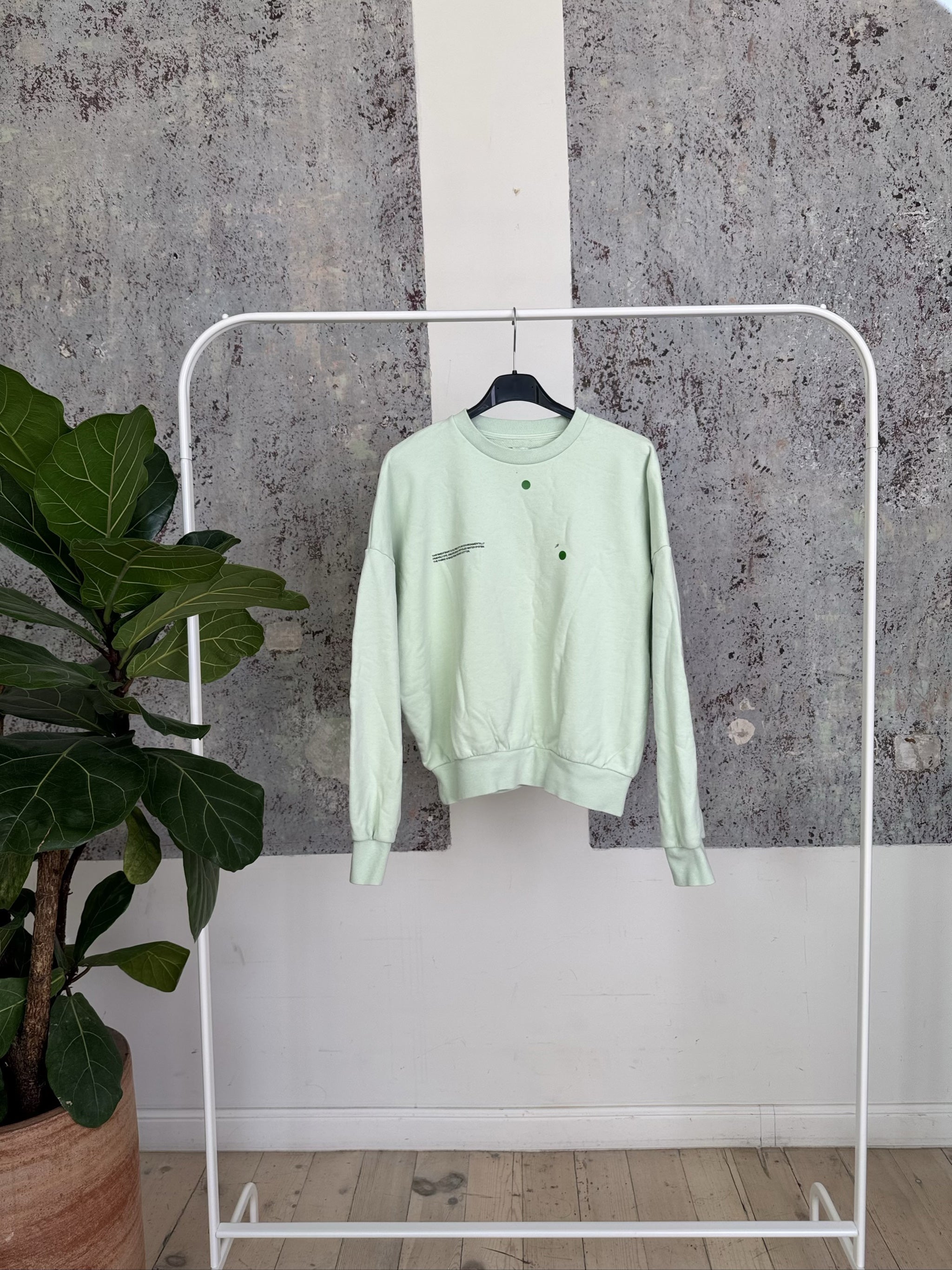 Organic Cotton Baggy Sweatshirt XS