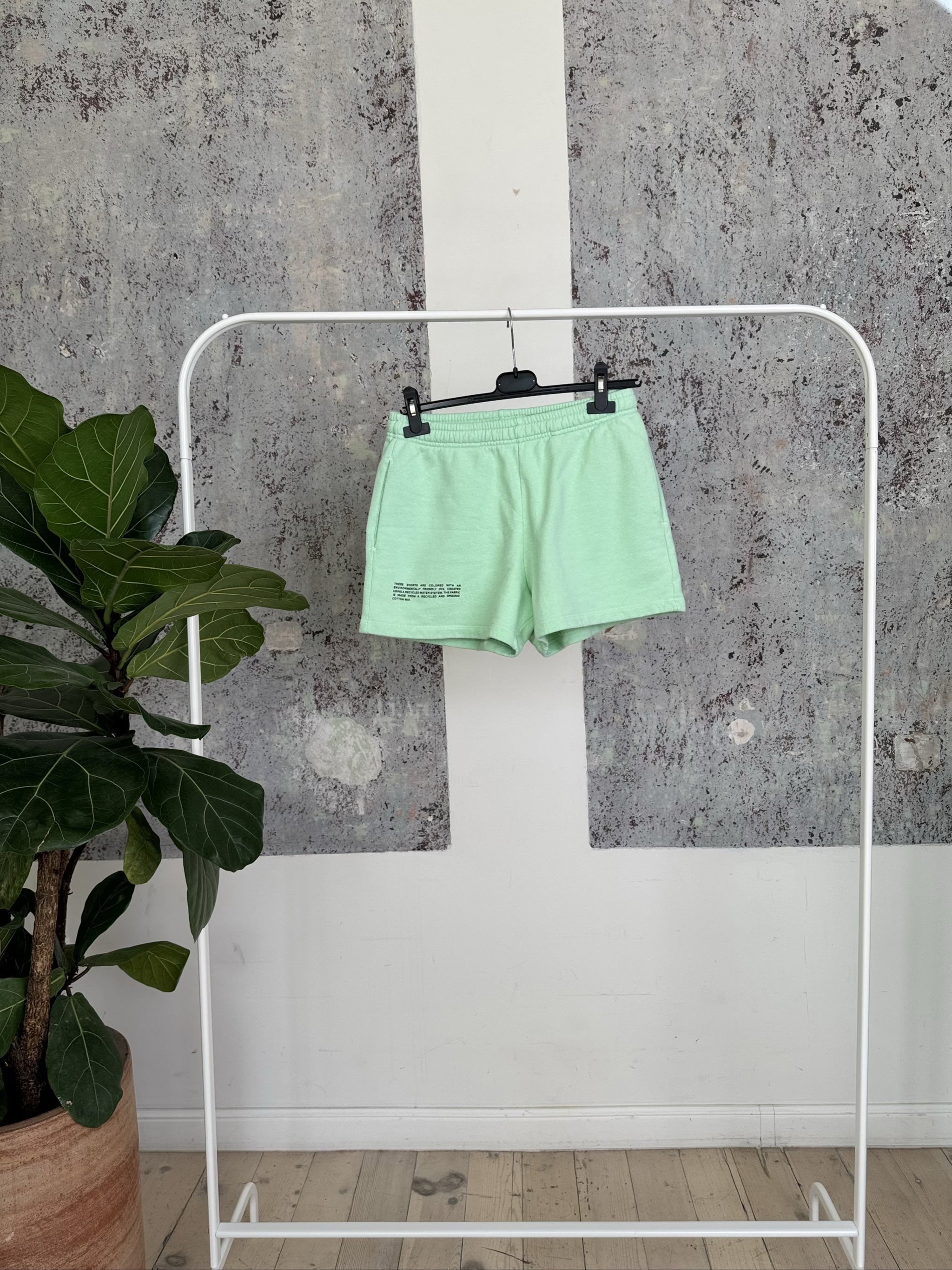 Lightweight Recycled Cotton Shorts 20FSU01-FMOR02 - Matcha Green - XS