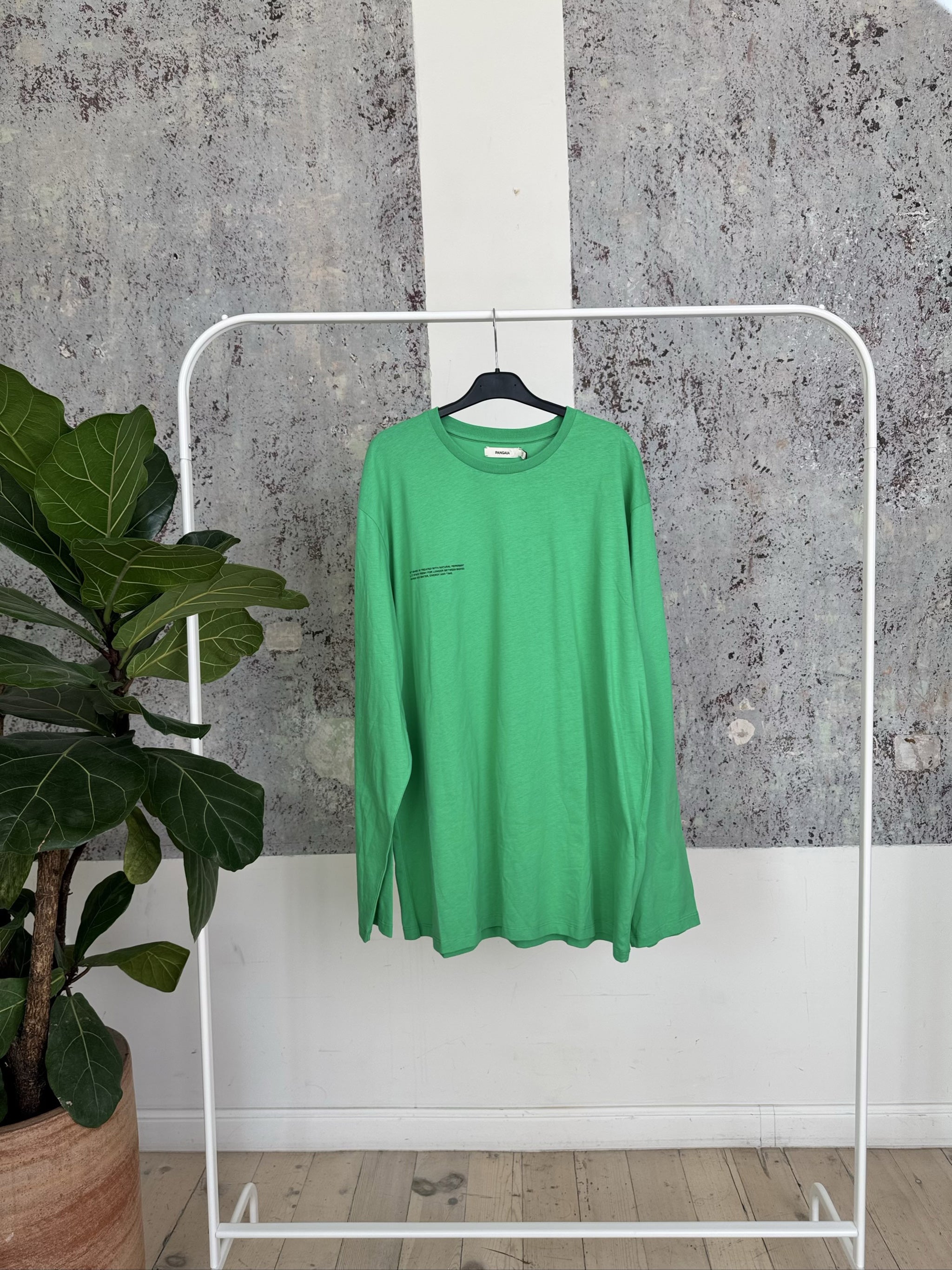 ORGANIC COTTON LONG SLEEVE T-SHIRT 20JTU01B - JADE GREEN - XXL