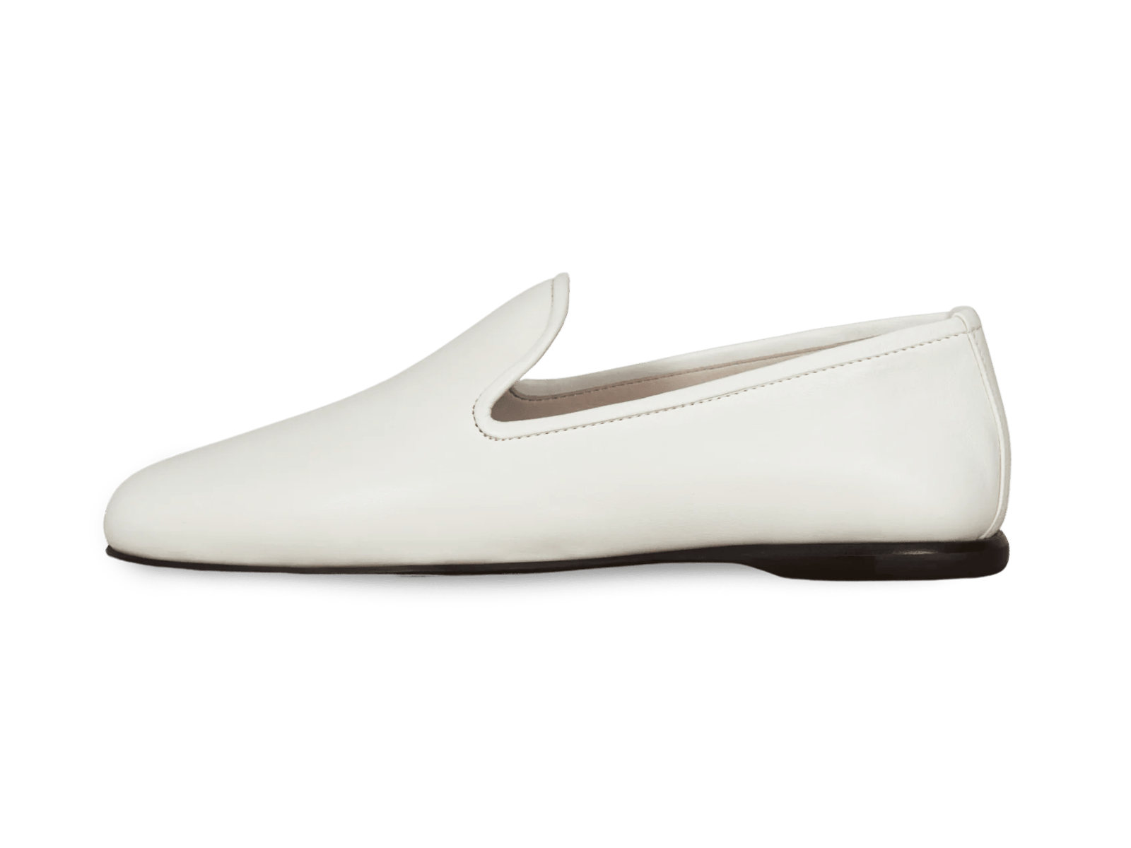 Fenice Loafers in Blanc Cassè Nappa