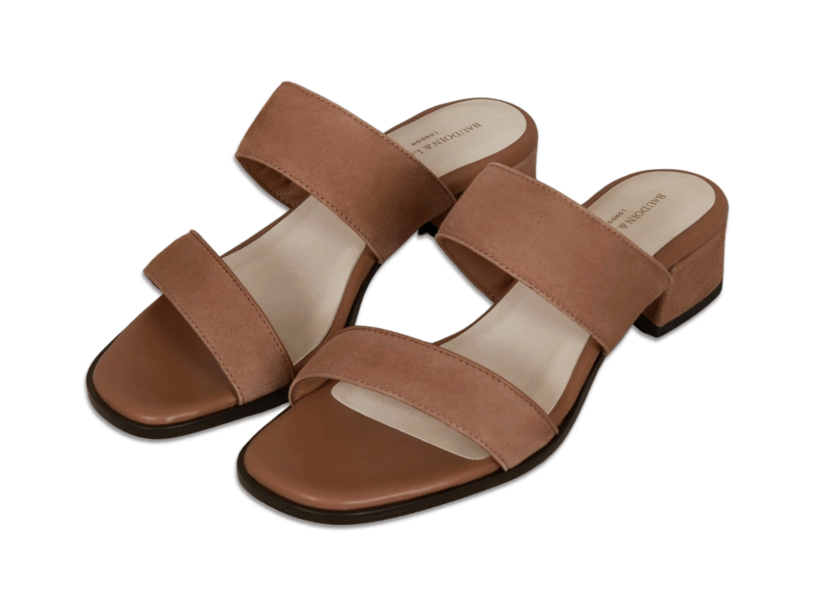 Plume Hi Sandal in Alezan Luxe Suede and Nappa