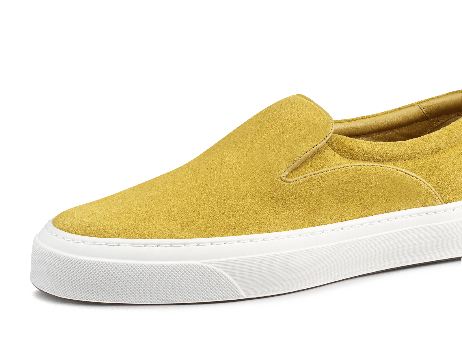 Beat Trainer in Cornmeal Yellow Glove Suede