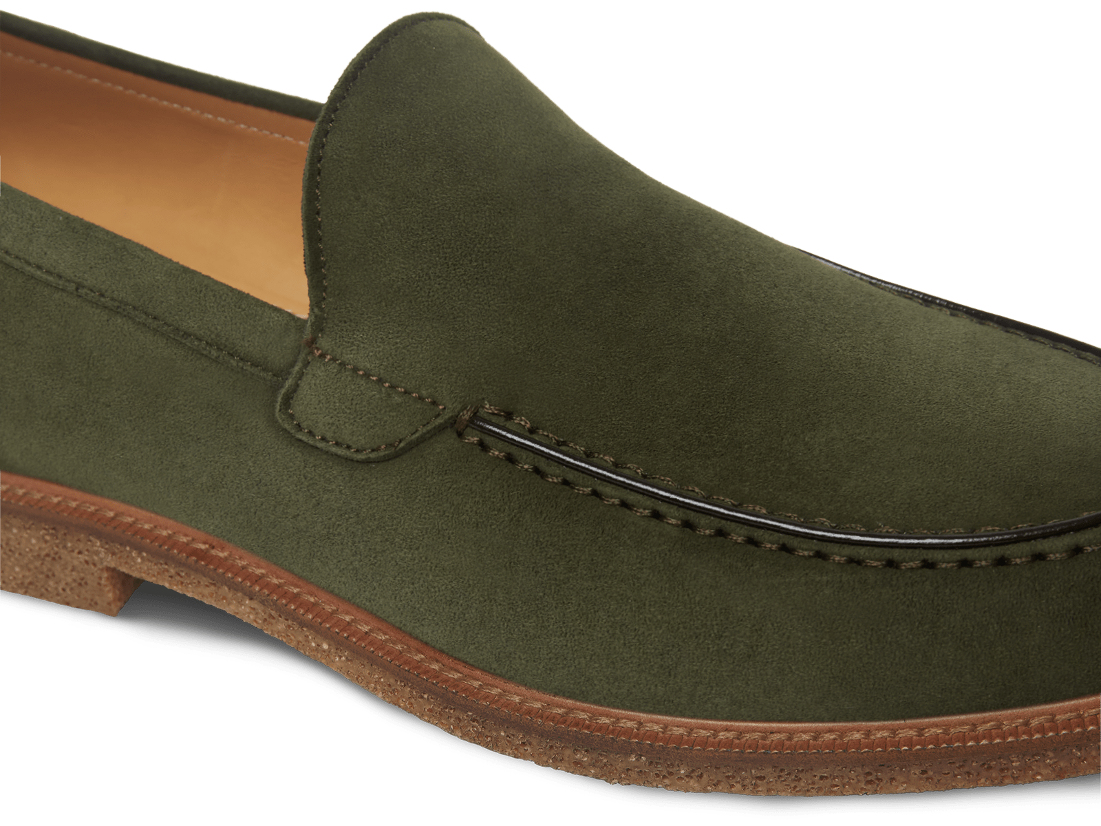 Antibes in Loden Green Luxe Suede