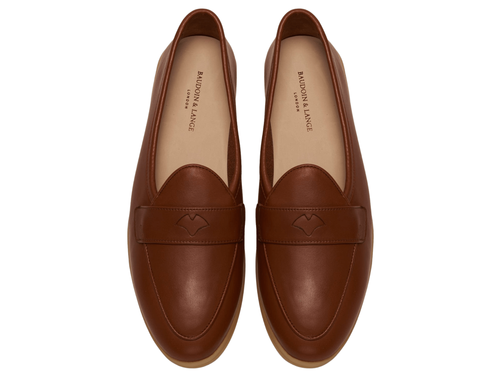 Stride Penny Loafers in Tan Milled Calf
