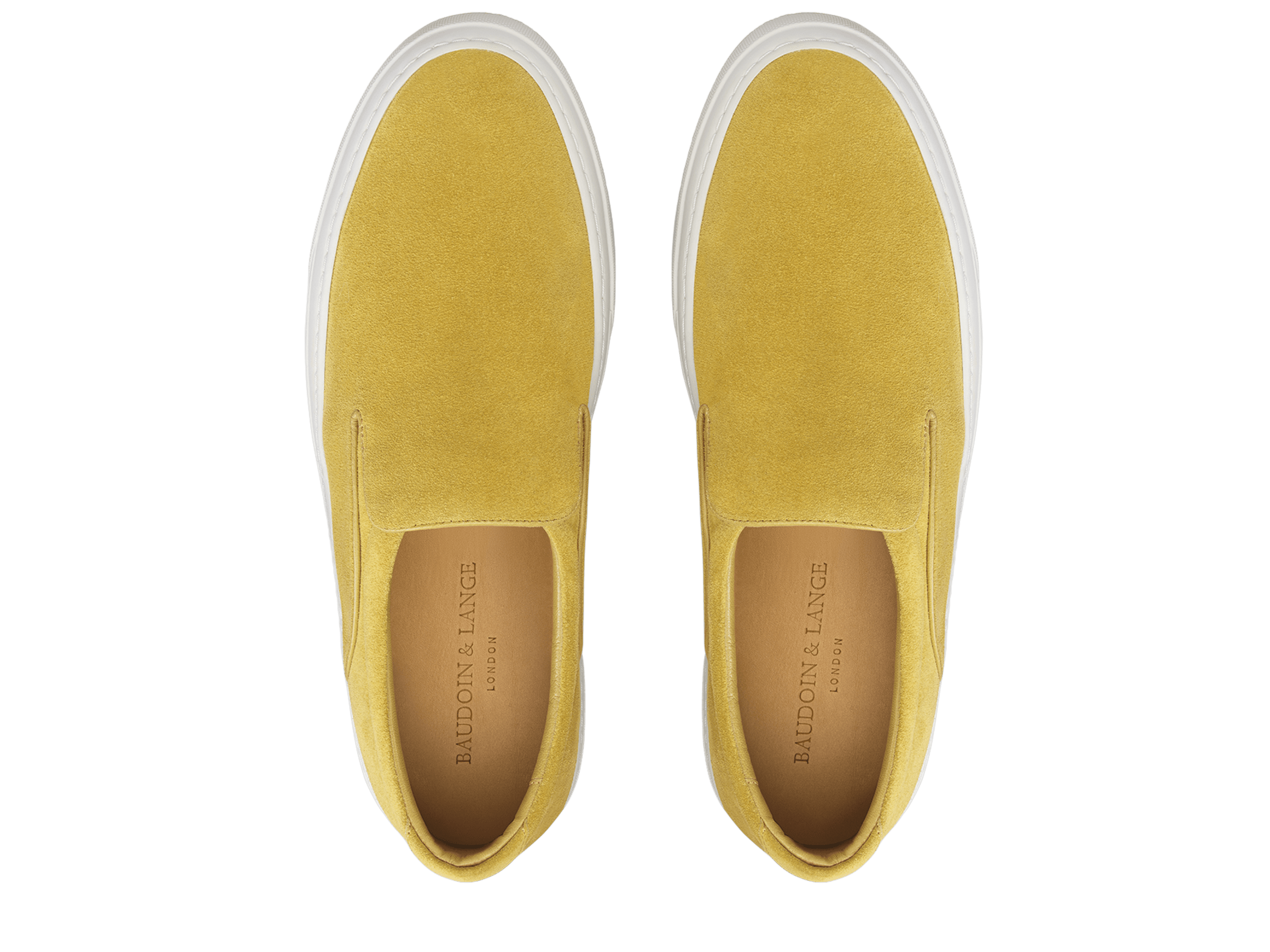 Beat Trainer in Cornmeal Yellow Glove Suede