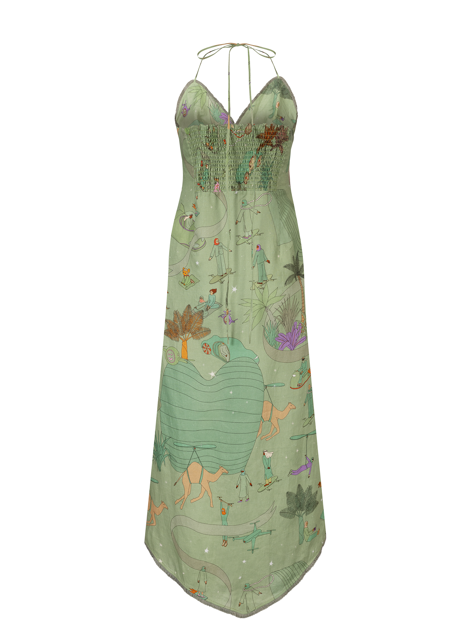 Backless Long Dress
