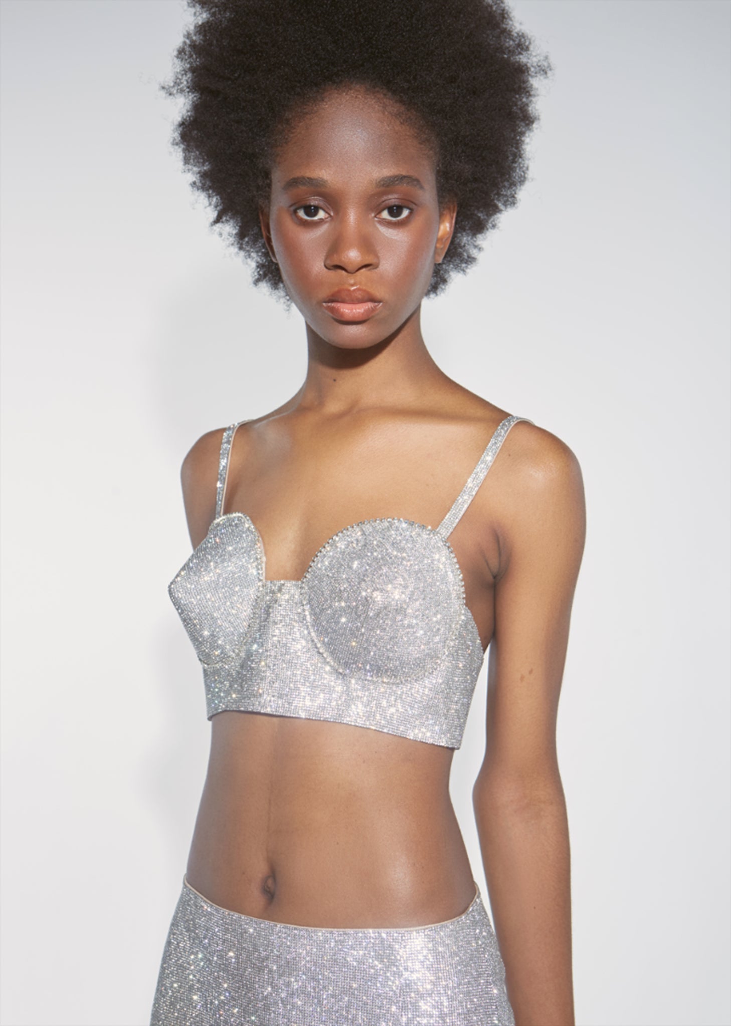 JANE BULLET BRA - Crystal