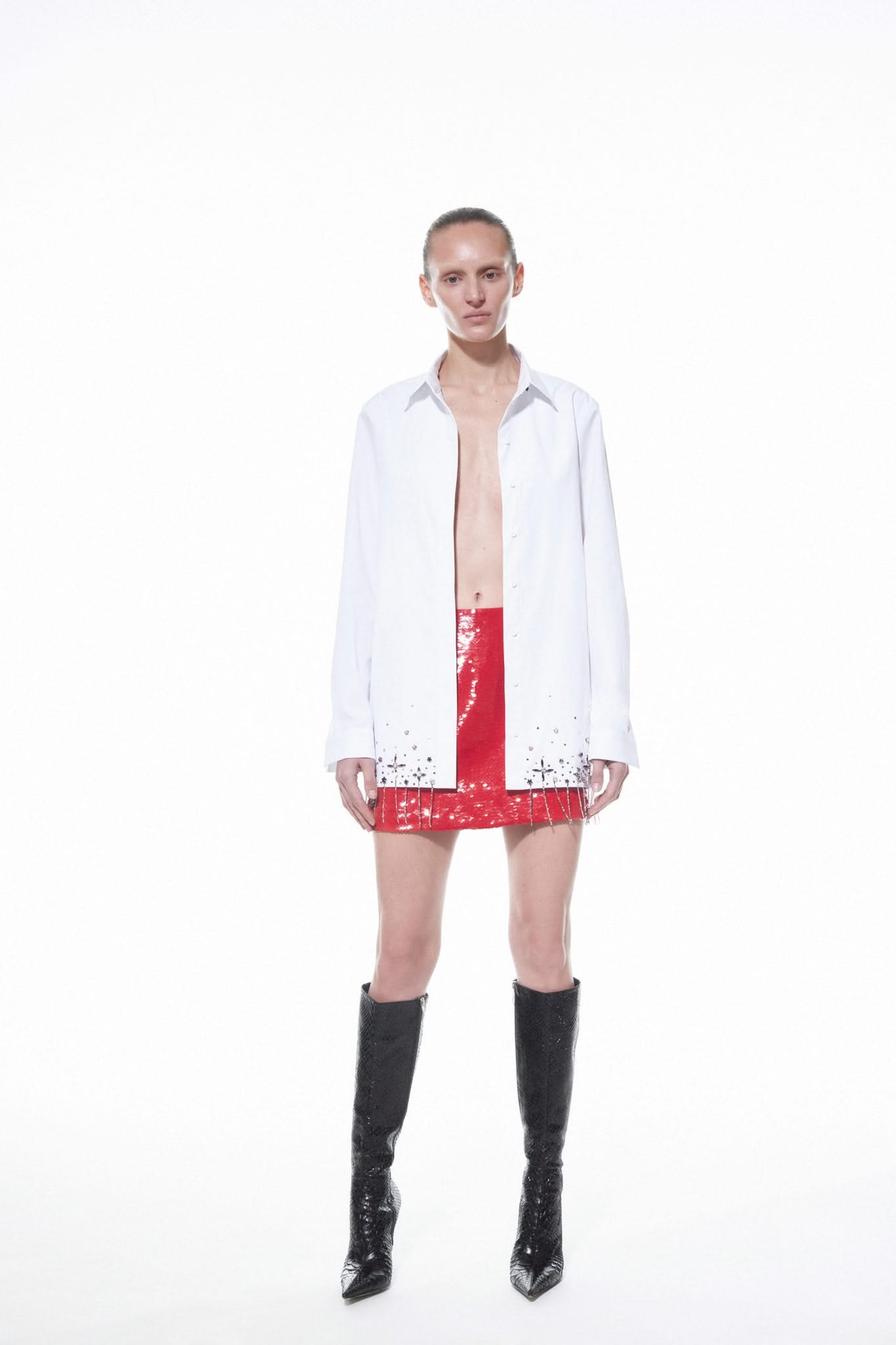 STARLIGHT EMBROIDERED SHIRT - White