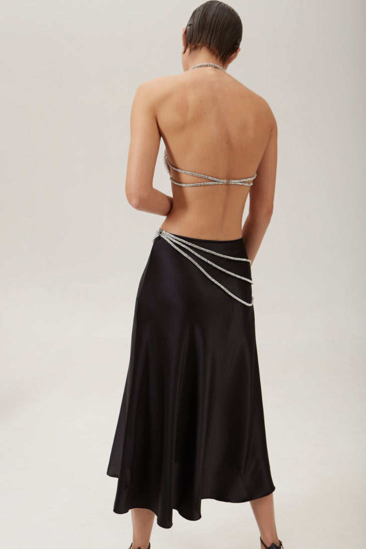 LAETITIA SKIRT  - Black