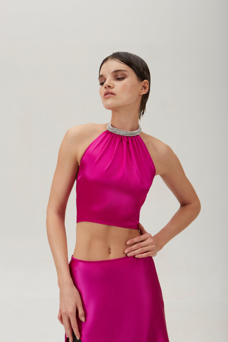KAIA TOP - Fuchsia Pink