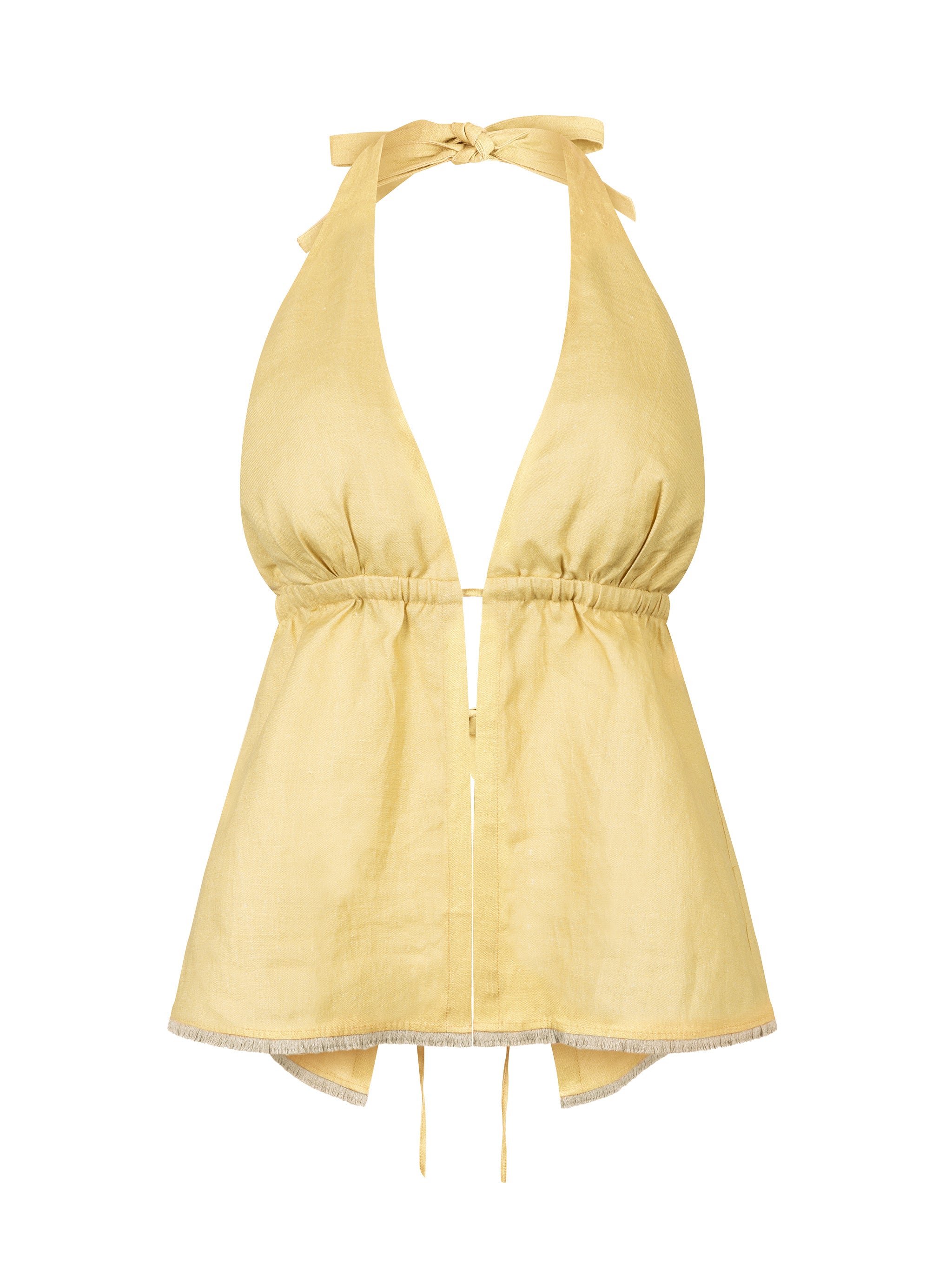 Halter Neck Top - Beige