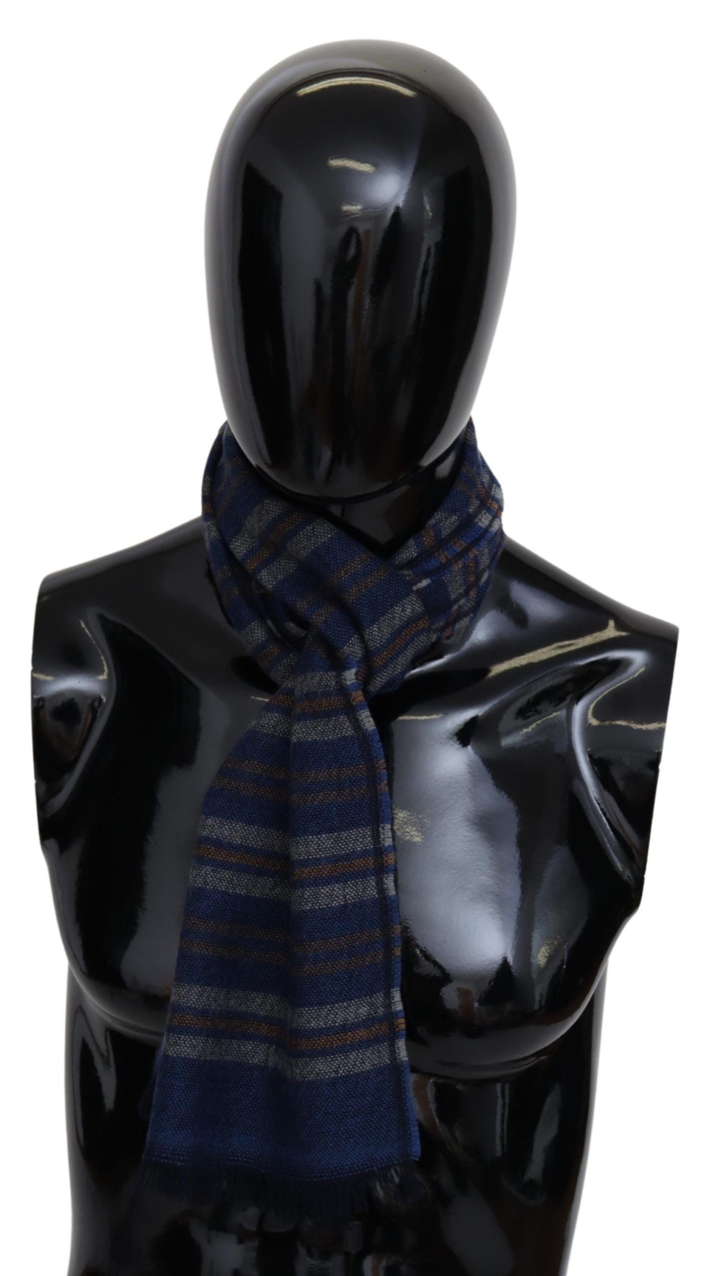 Missoni Multicolor Wool Striped Unisex Neck Wrap Shawl