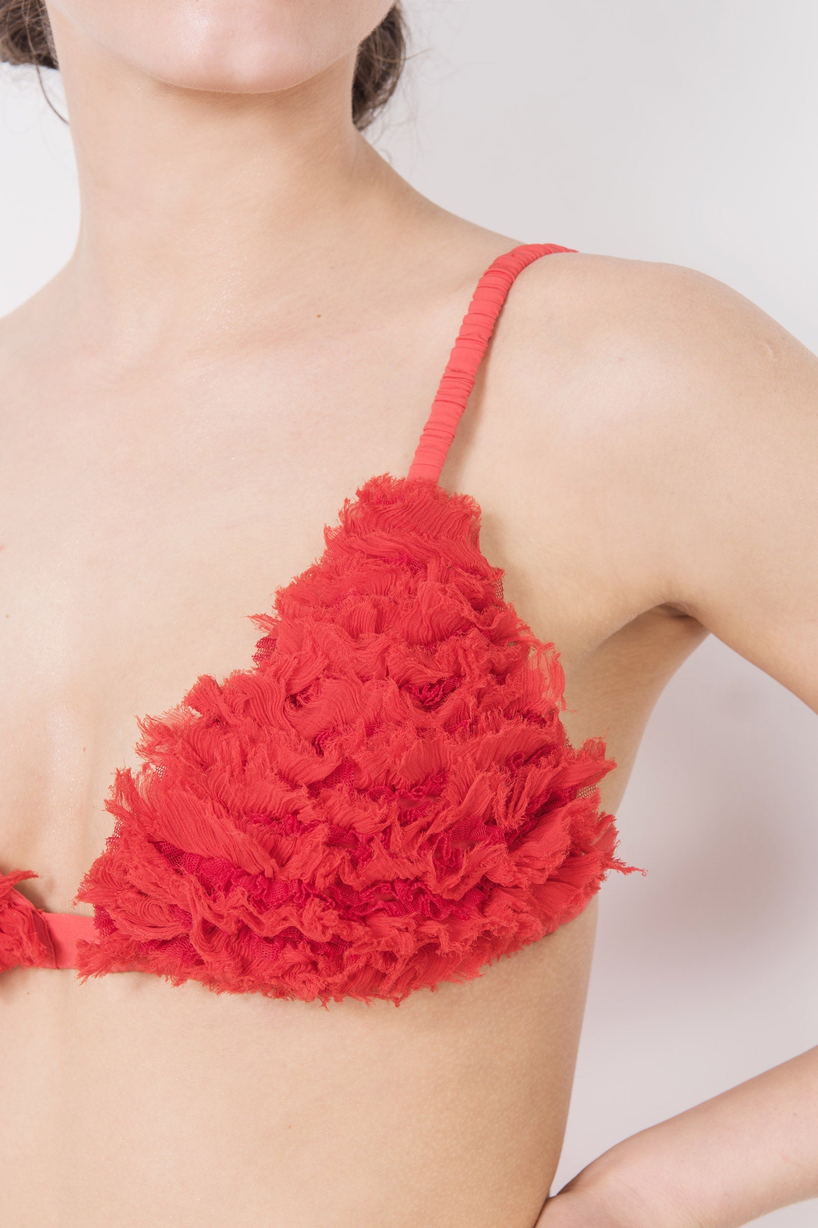 Blossom Triangle Set in Red